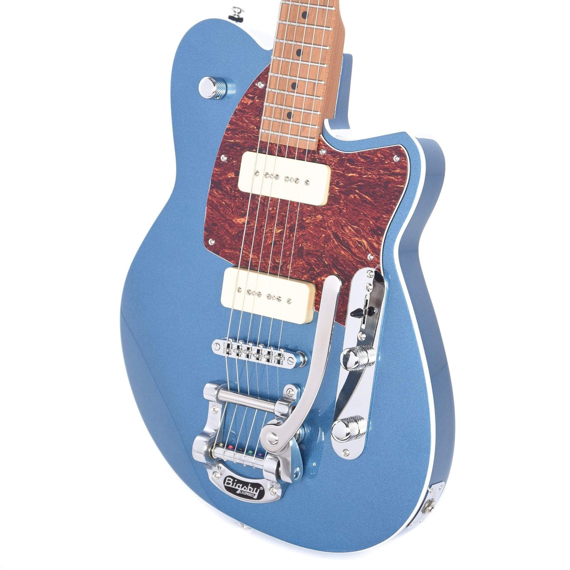 Reverend Charger 290 Great Lakes Blue LE w/Bigsby & Roasted Maple Neck Electric Guitars / Solid Body