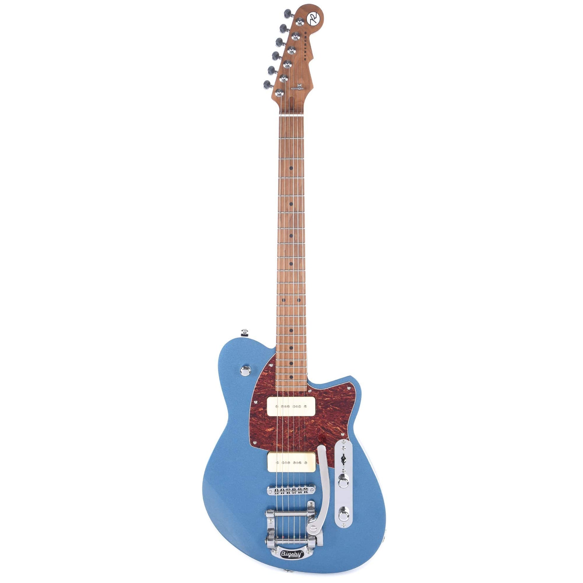 Reverend Charger 290 Great Lakes Blue LE w/Bigsby & Roasted Maple Neck Electric Guitars / Solid Body