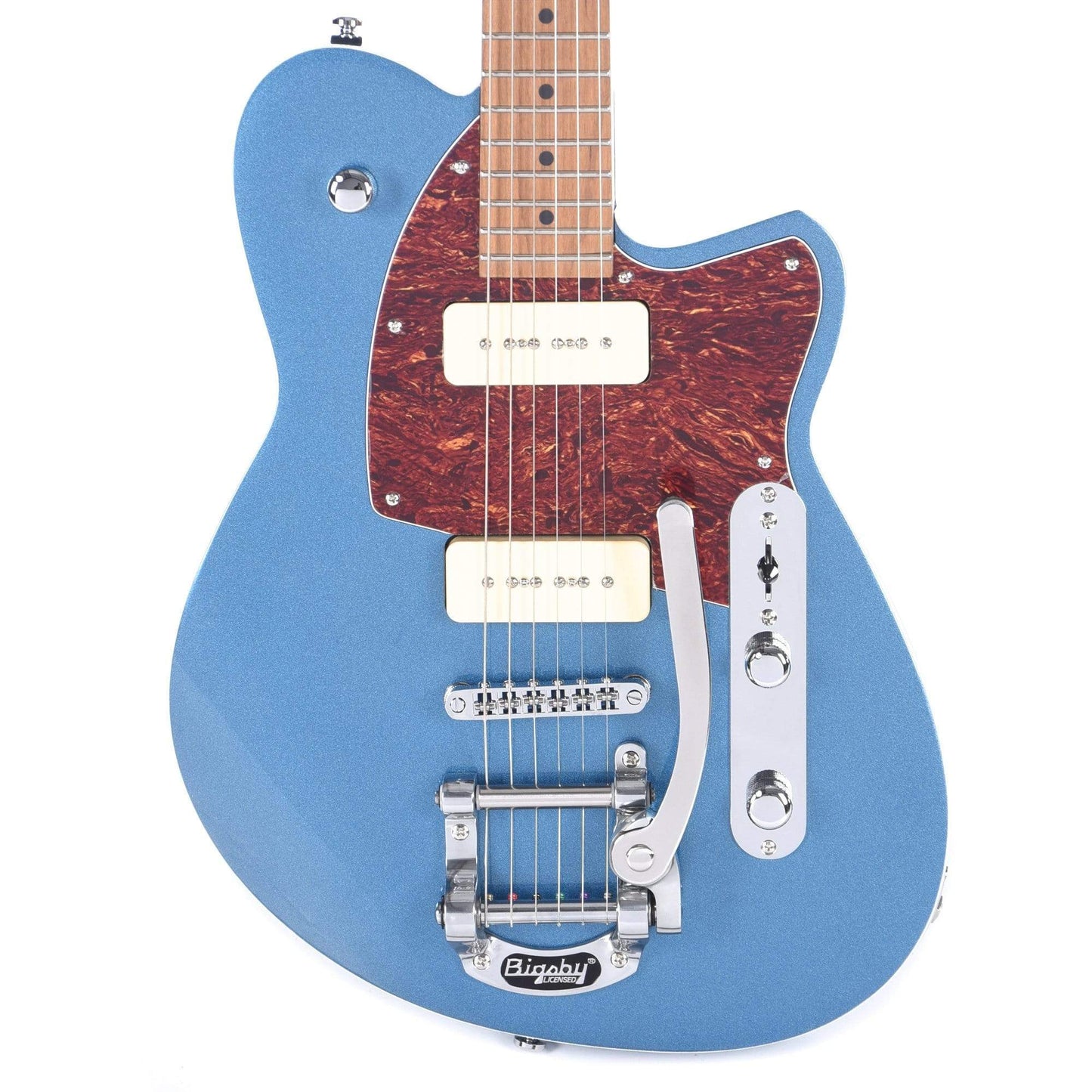 Reverend Charger 290 Great Lakes Blue LE w/Bigsby & Roasted Maple Neck Electric Guitars / Solid Body