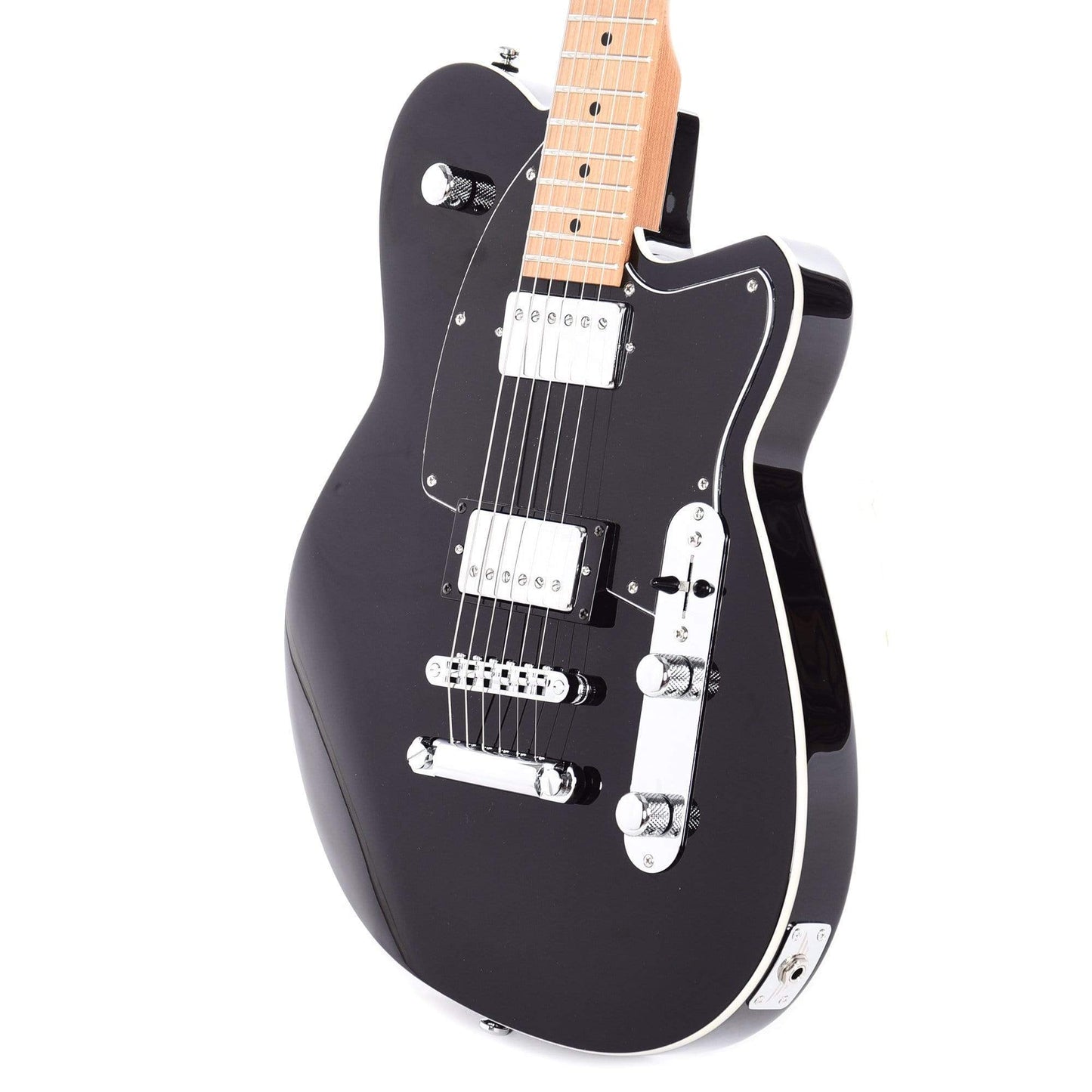 Reverend Charger HB Midnight Black Electric Guitars / Solid Body