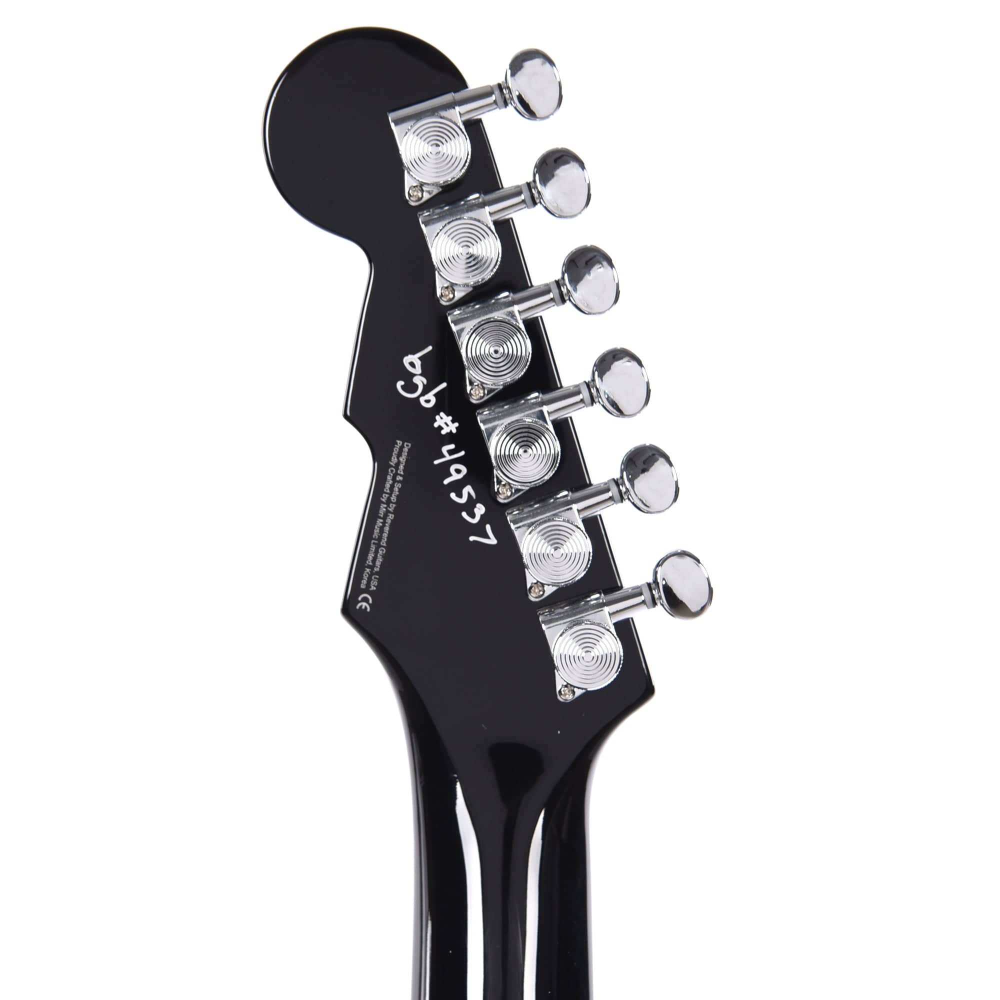Reverend Contender 290 Midnight Black Electric Guitars / Solid Body