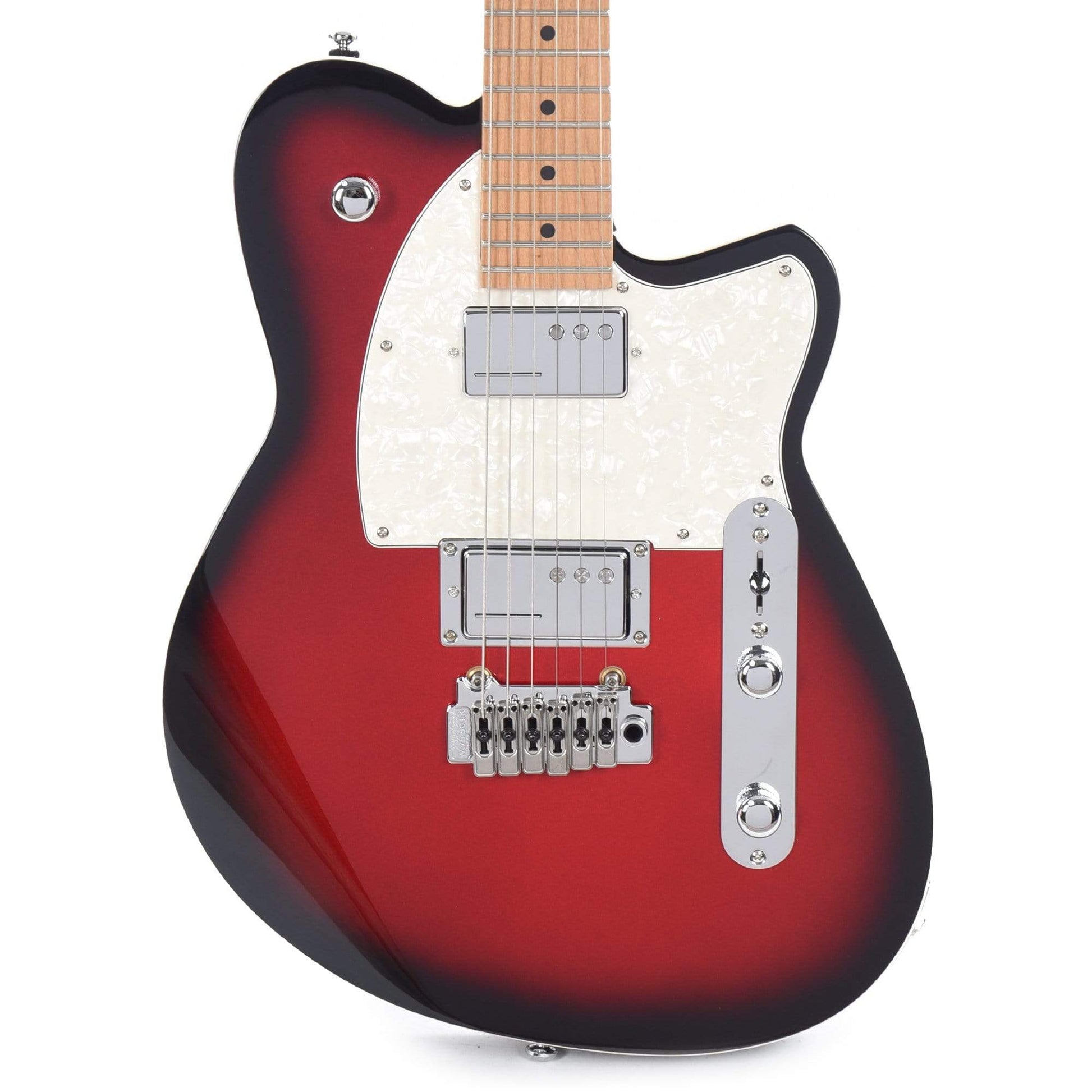 Reverend Cross Cut W Metallic Red Burst Electric Guitars / Solid Body