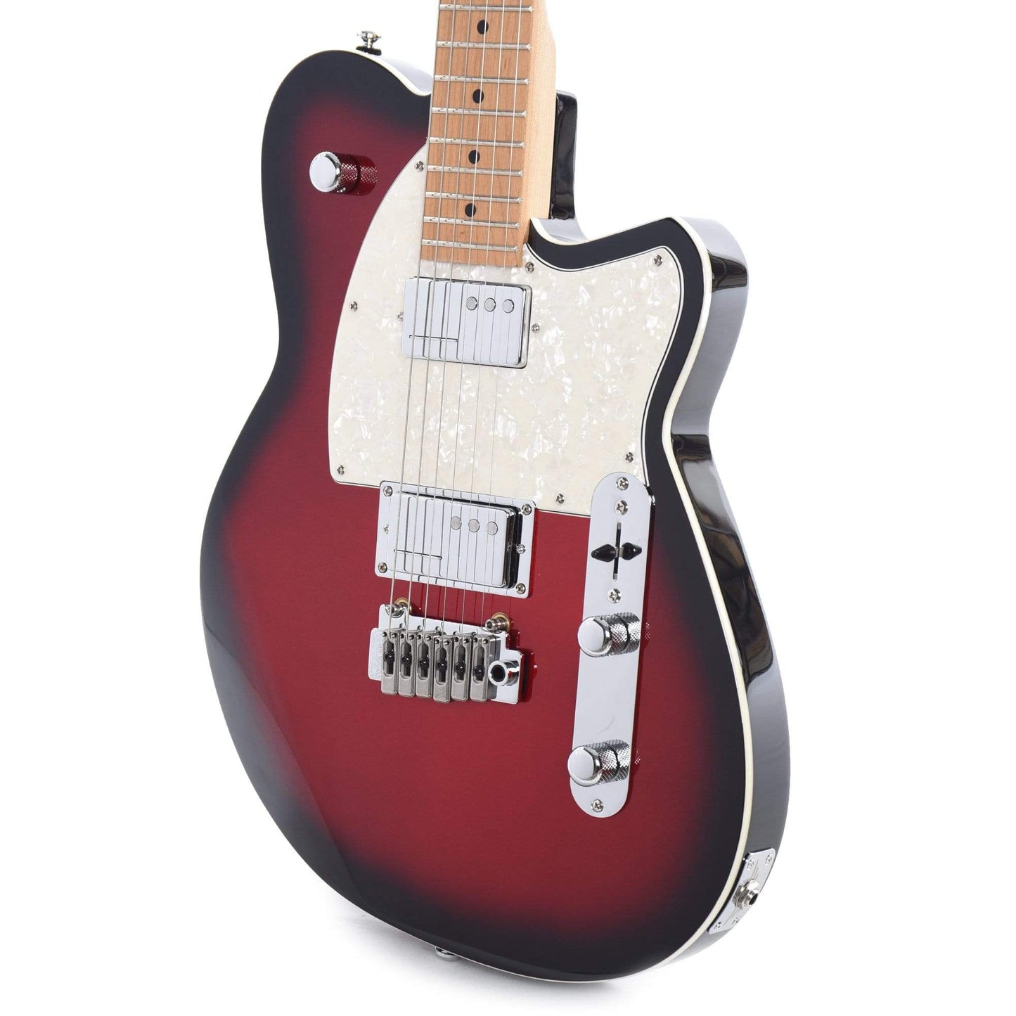 Reverend Cross Cut W Metallic Red Burst Electric Guitars / Solid Body