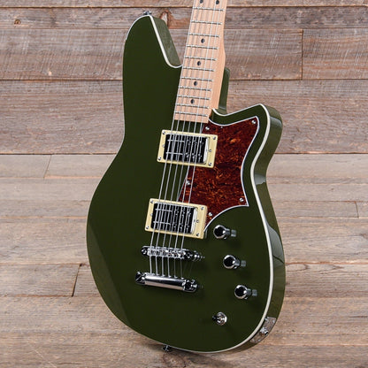 Reverend Descent RA Army Green w/Roasted Maple Neck Electric Guitars / Solid Body