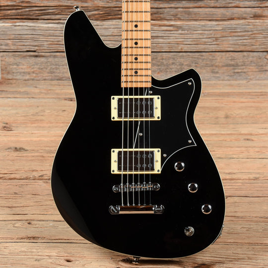 Reverend Descent RA Baritone Black Electric Guitars / Solid Body