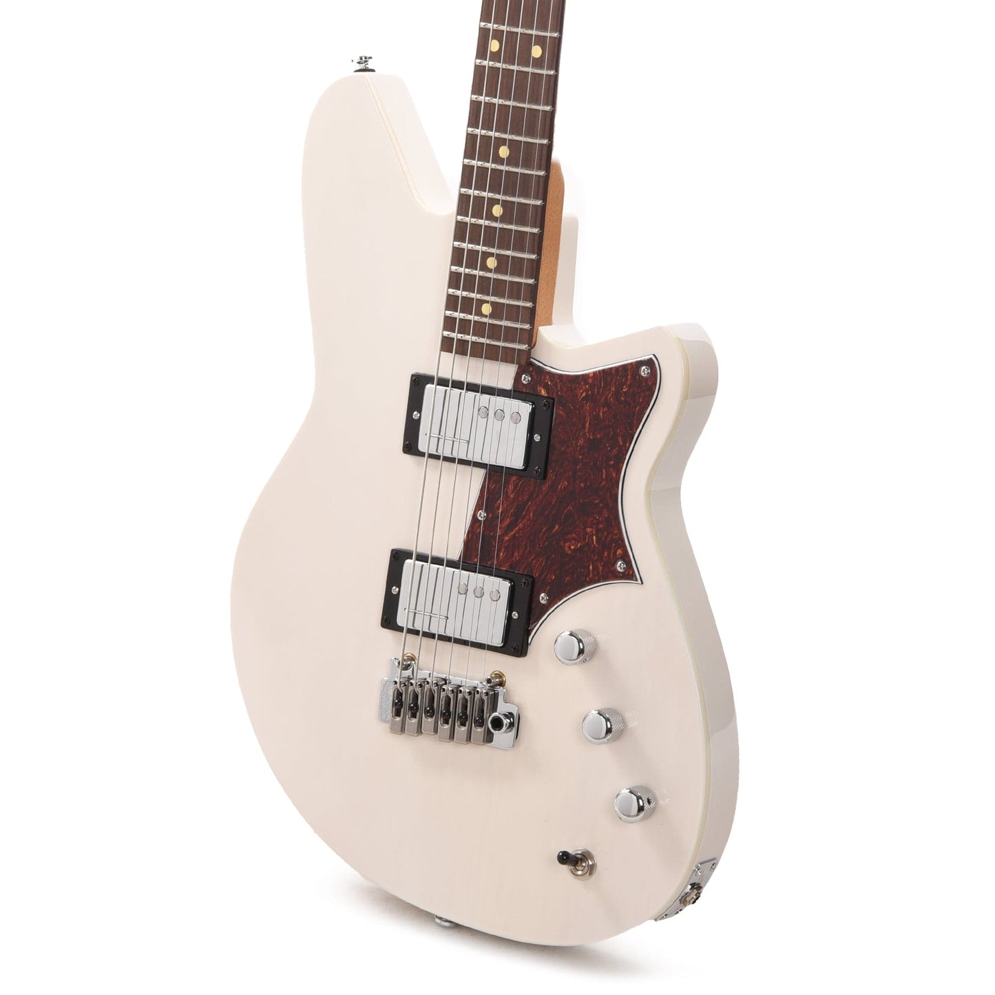 Reverend Descent W Baritone Trans White Electric Guitars / Solid Body