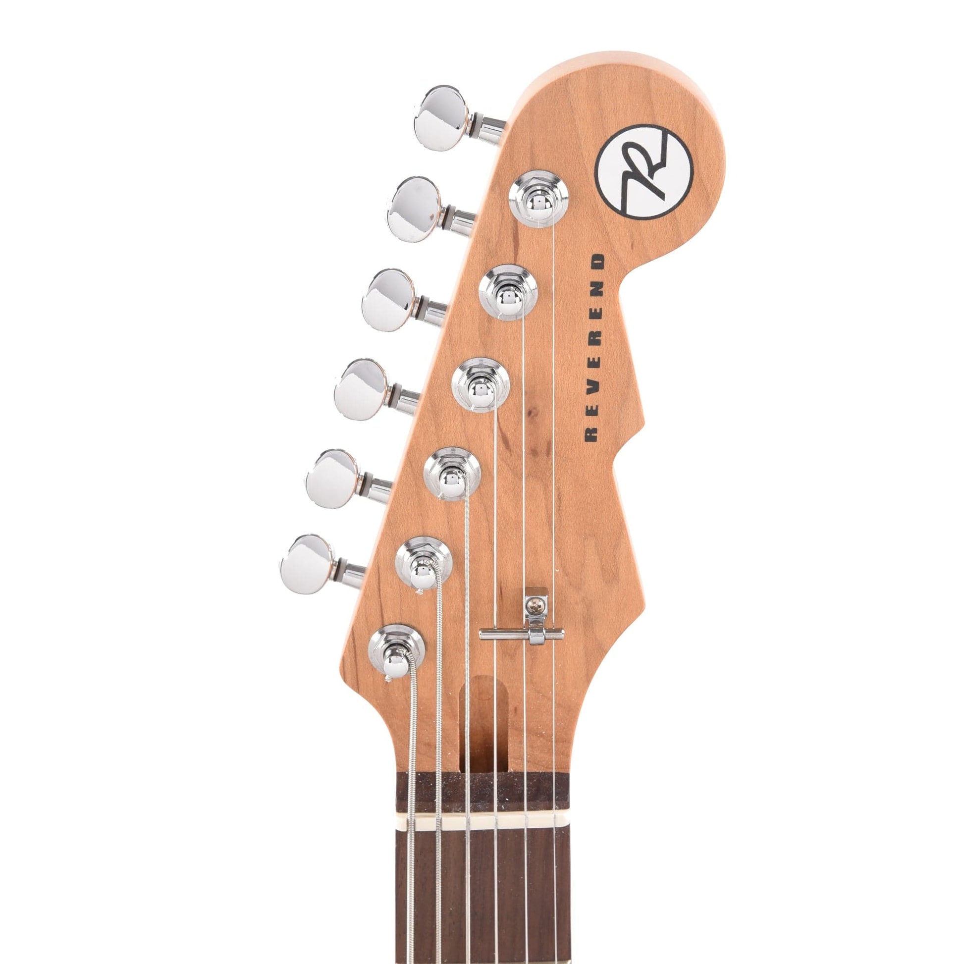 Reverend Descent W Baritone Trans White Electric Guitars / Solid Body