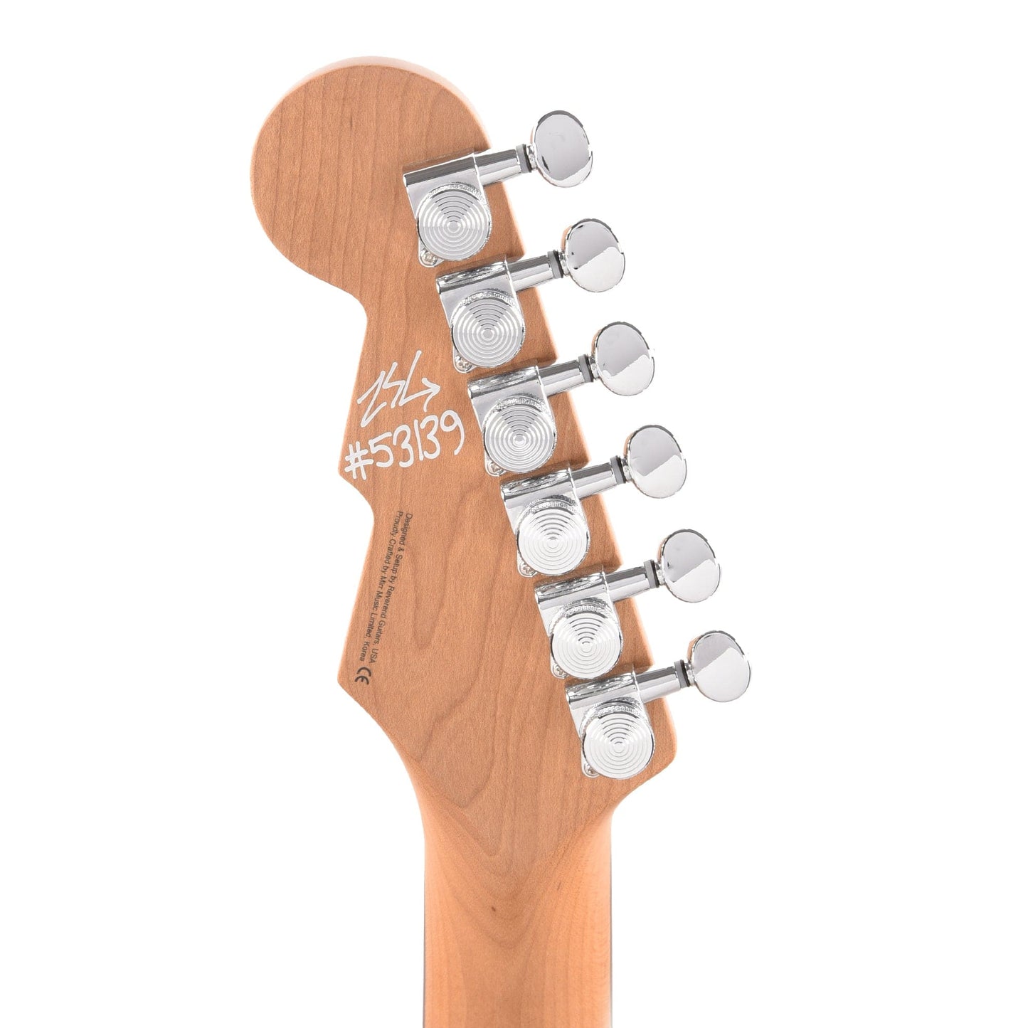 Reverend Descent W Baritone Trans White Electric Guitars / Solid Body