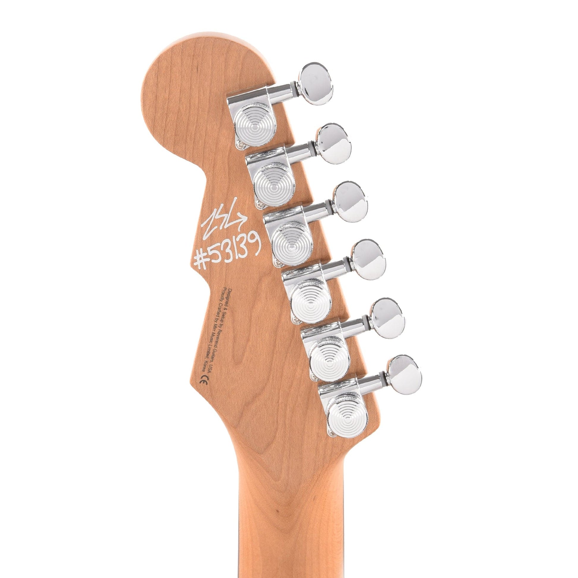 Reverend Descent W Baritone Trans White Electric Guitars / Solid Body