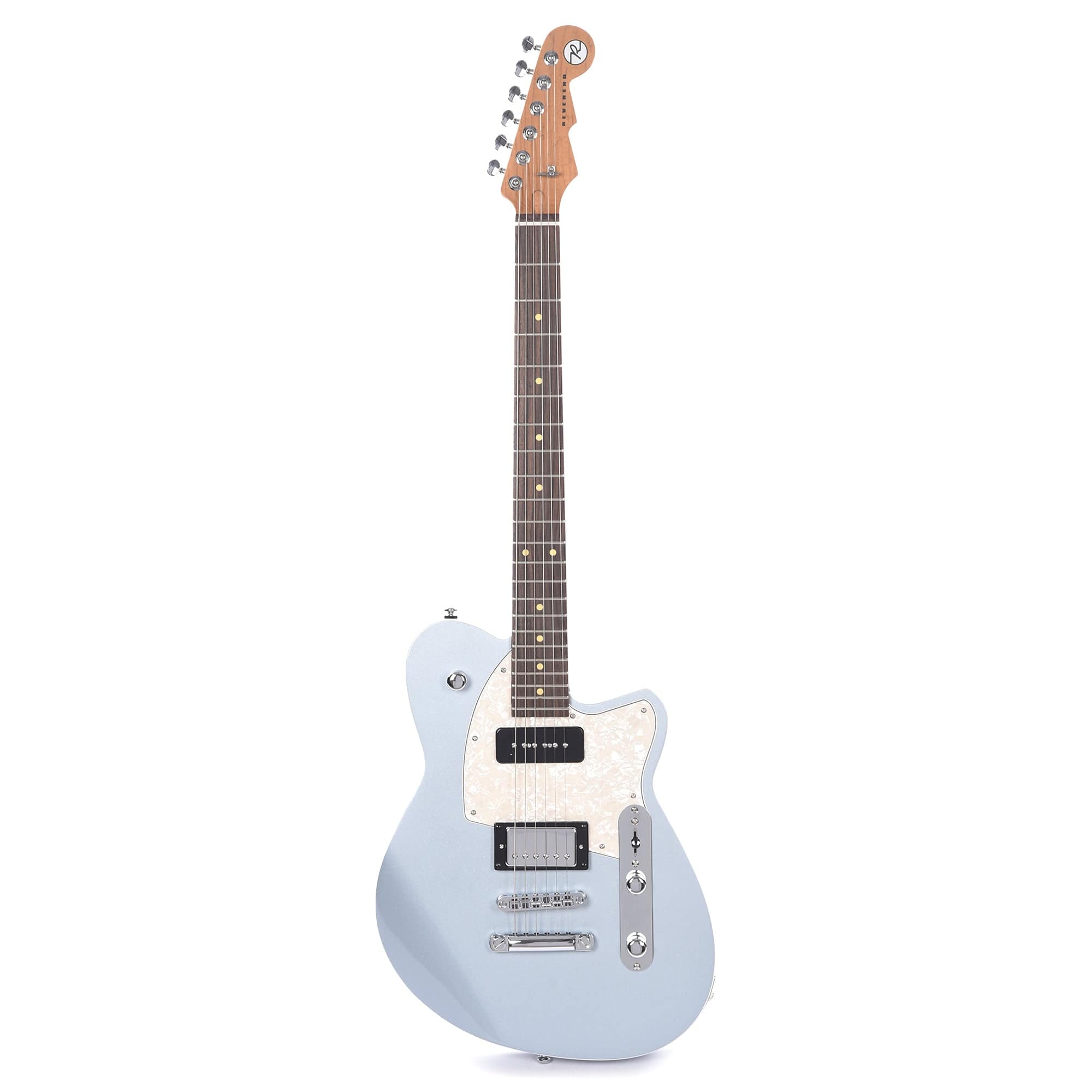 Reverend Double Agent OG Metallic Silver Freeze Electric Guitars / Solid Body