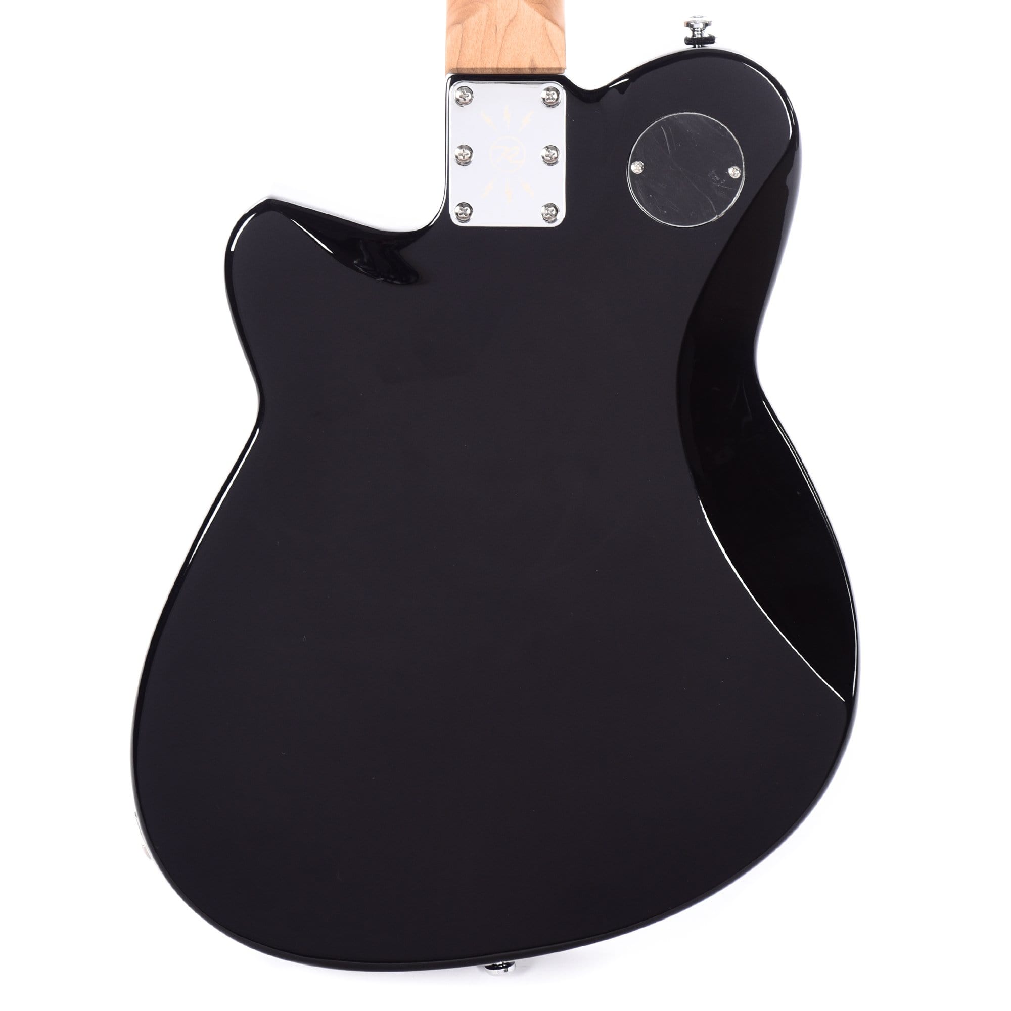Reverend Double Agent OG Midnight Black Electric Guitars / Solid Body