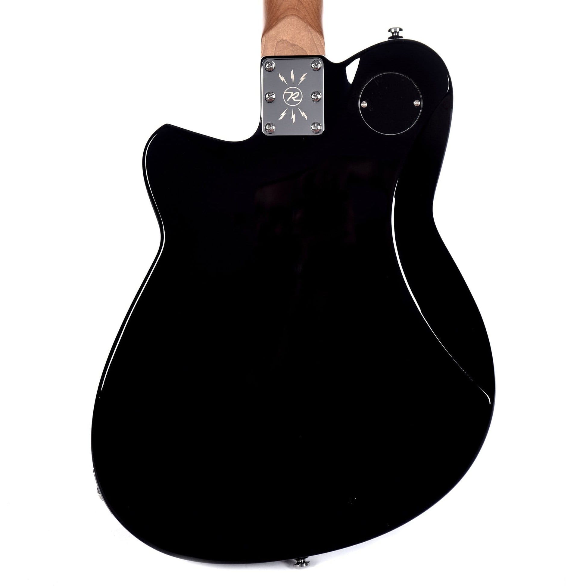 Reverend Double Agent OG Trans Black Electric Guitars / Solid Body