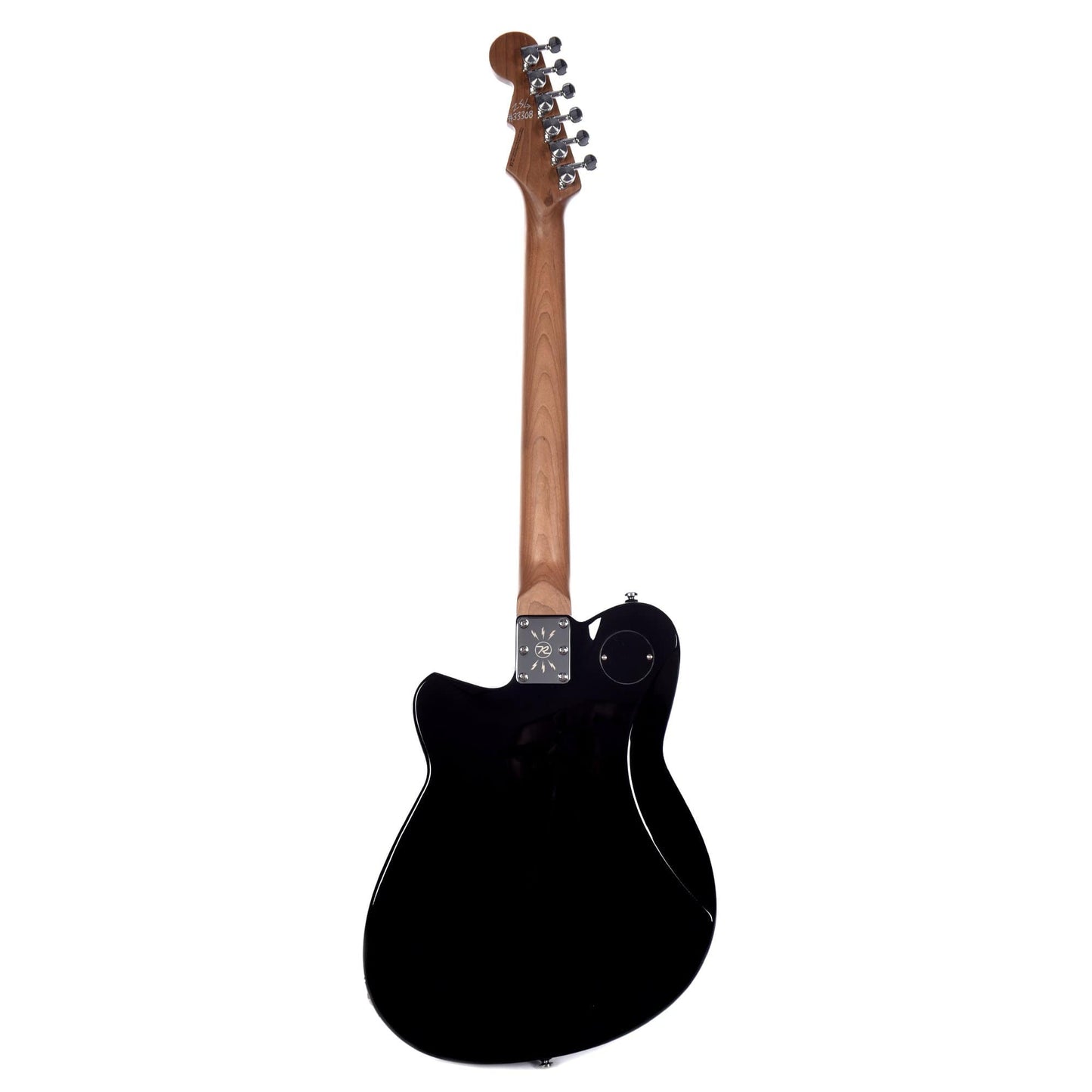 Reverend Double Agent OG Trans Black Electric Guitars / Solid Body