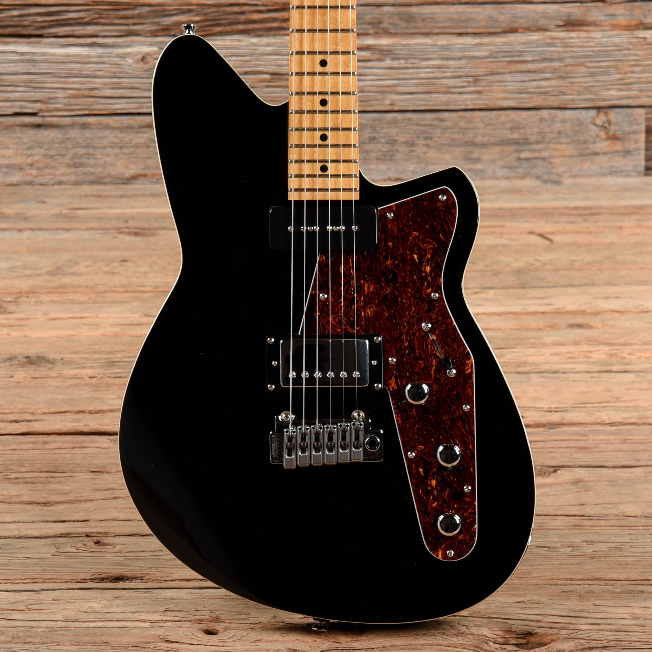 Reverend Double Agent W Black Electric Guitars / Solid Body
