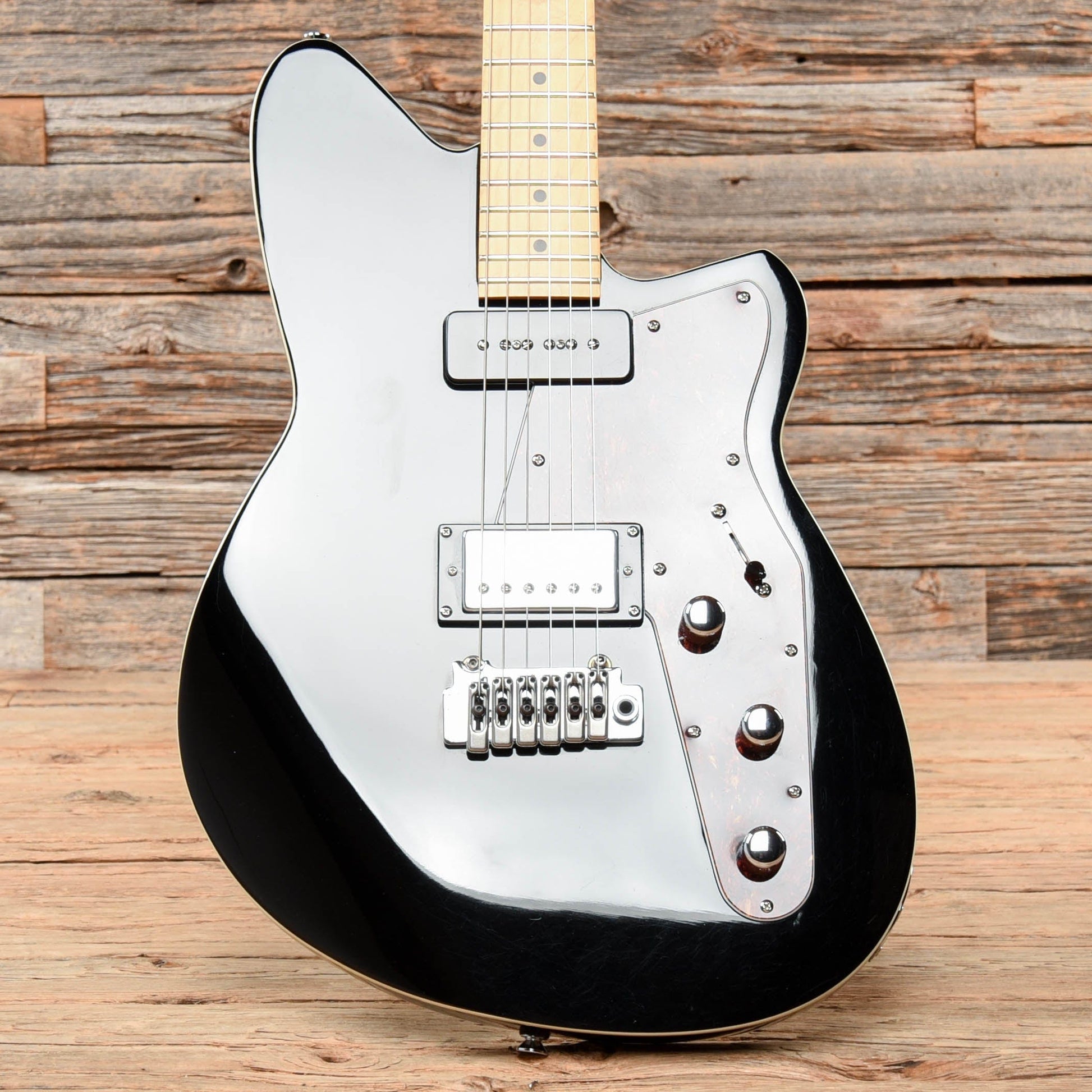 Reverend Double Agent W Black Electric Guitars / Solid Body