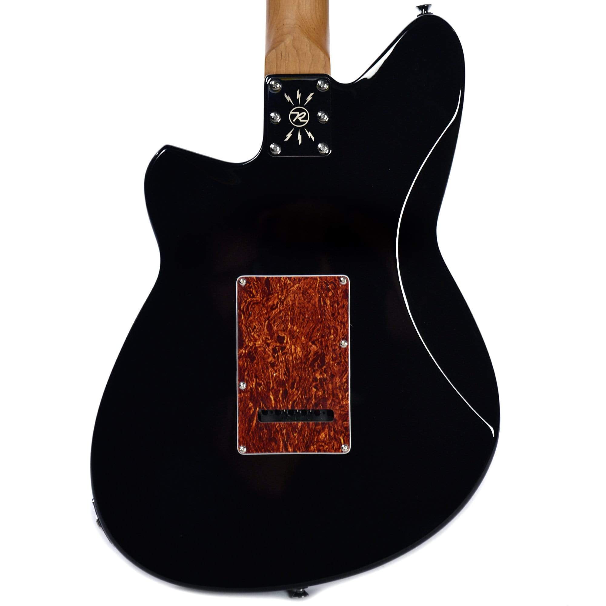 Reverend Double Agent W Midnight Black Electric Guitars / Solid Body