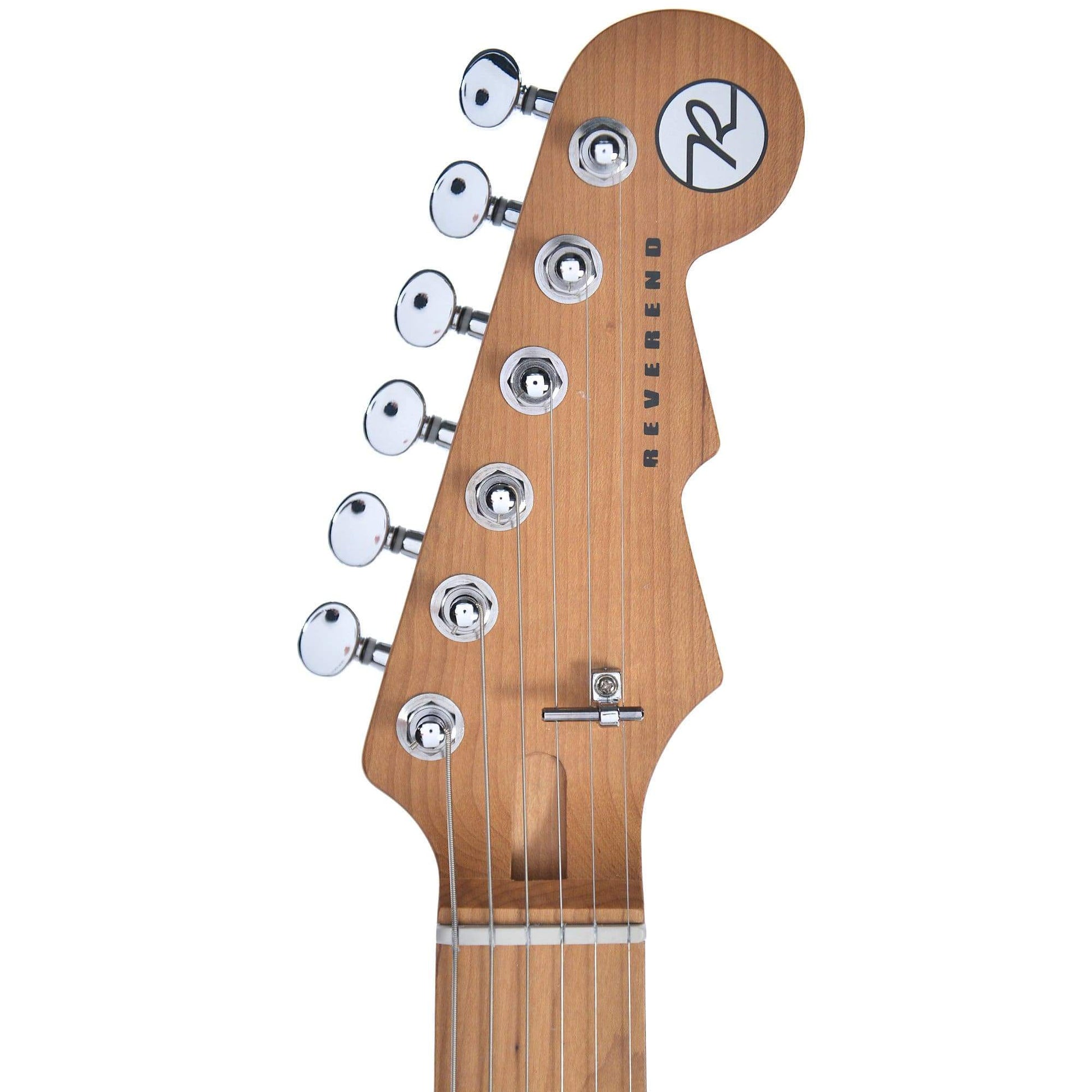 Reverend Double Agent W Midnight Black Electric Guitars / Solid Body