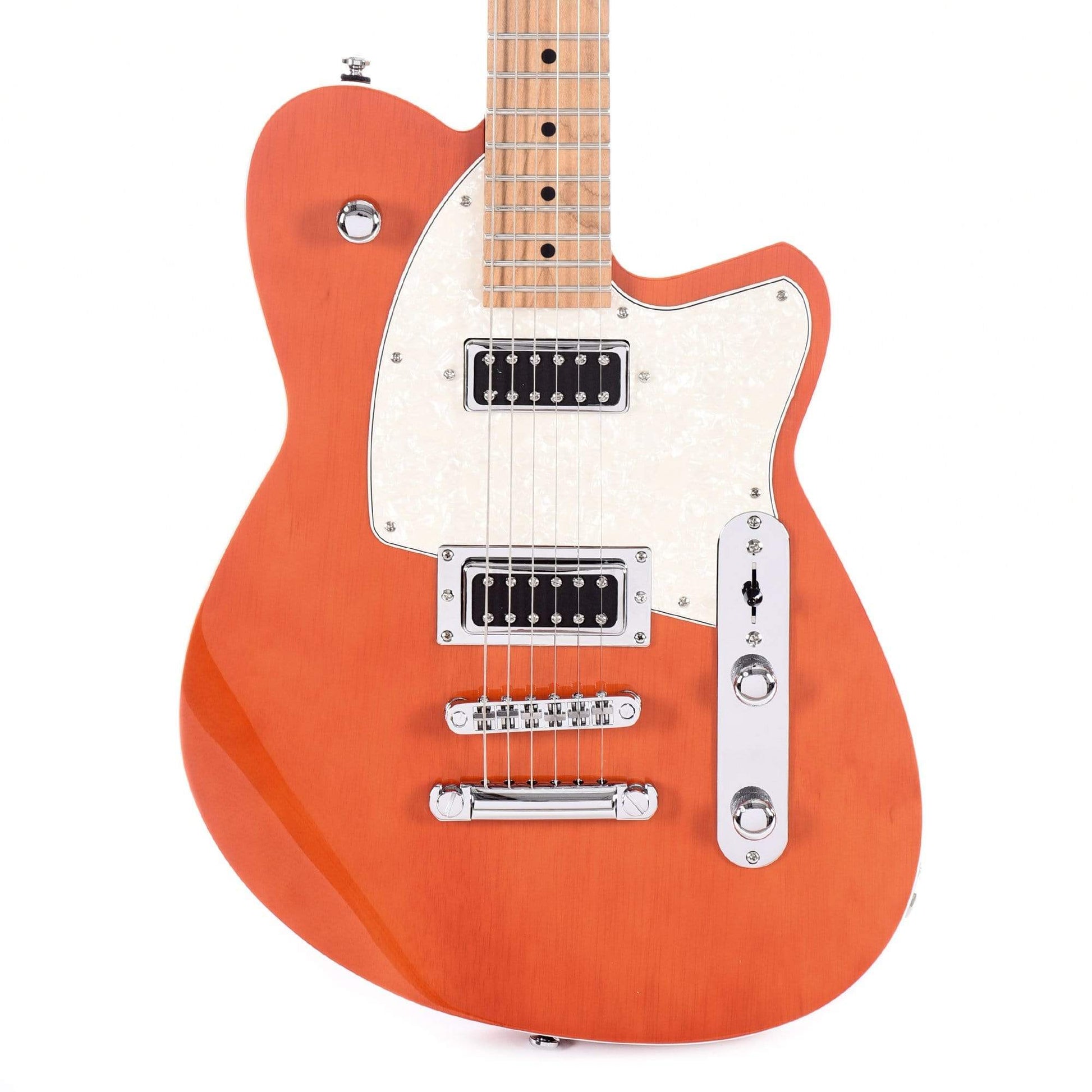 Reverend Flatroc Rock Orange Electric Guitars / Solid Body