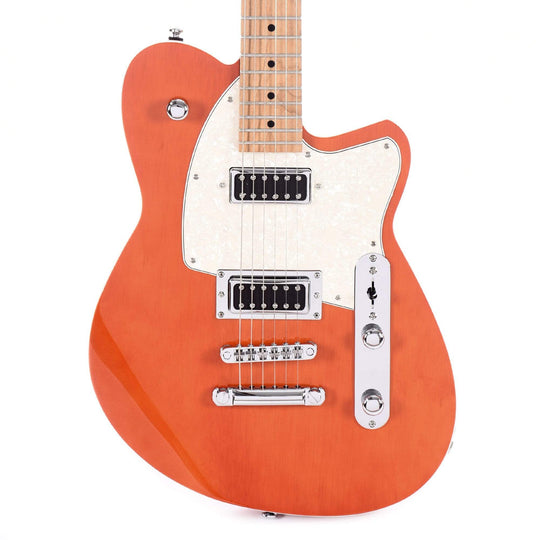 Reverend Flatroc Rock Orange Electric Guitars / Solid Body