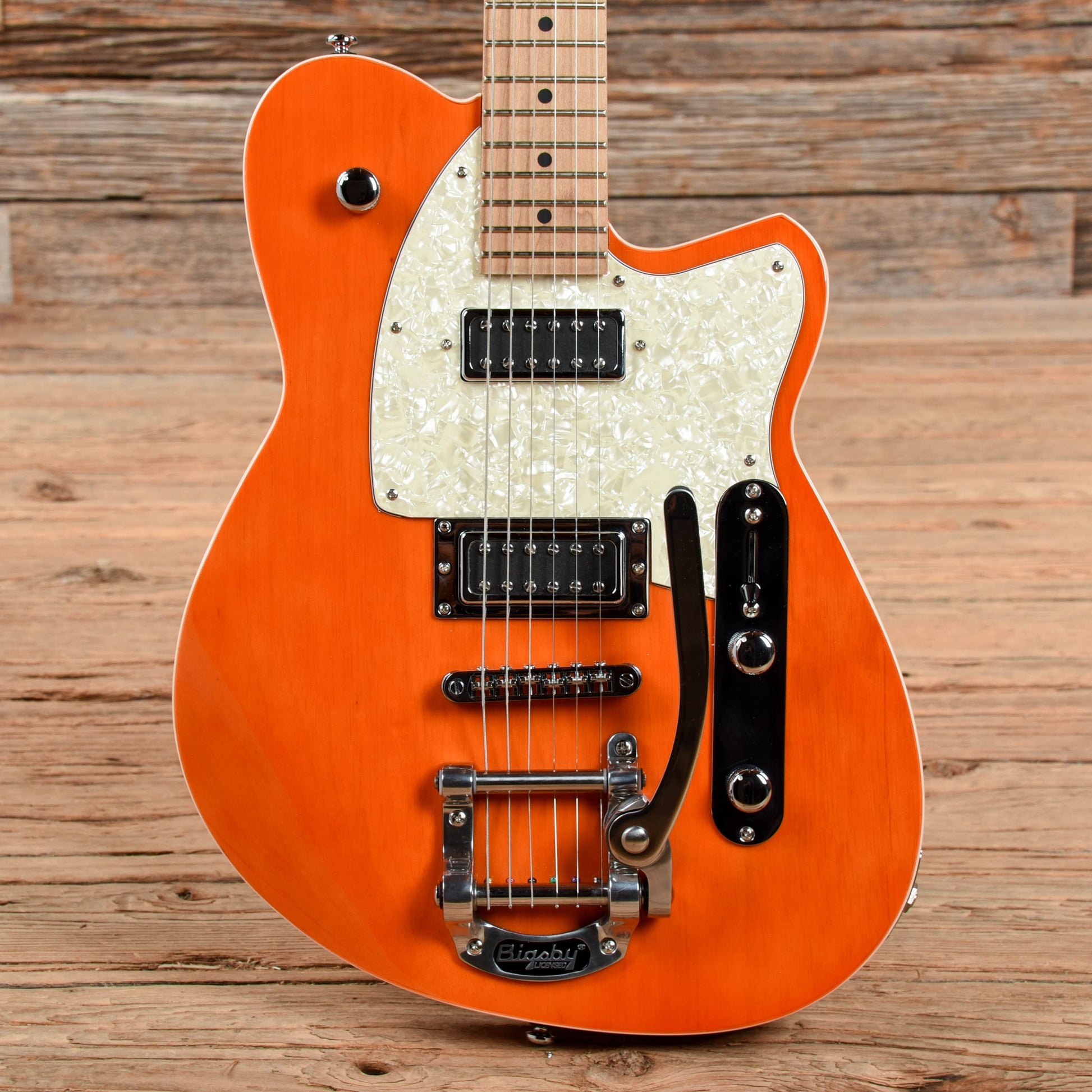 Reverend Flatroc Rock Orange Electric Guitars / Solid Body