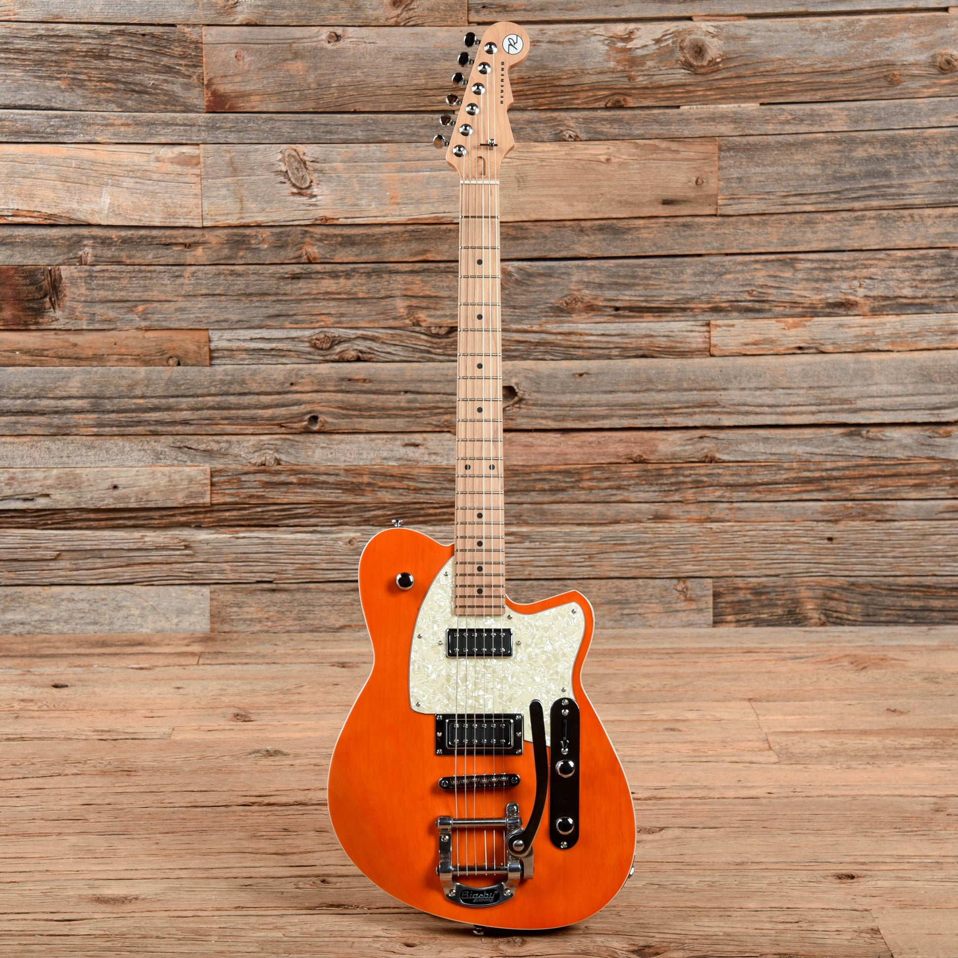 Reverend Flatroc Rock Orange Electric Guitars / Solid Body