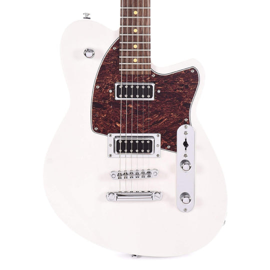 Reverend Flatroc Trans White Electric Guitars / Solid Body