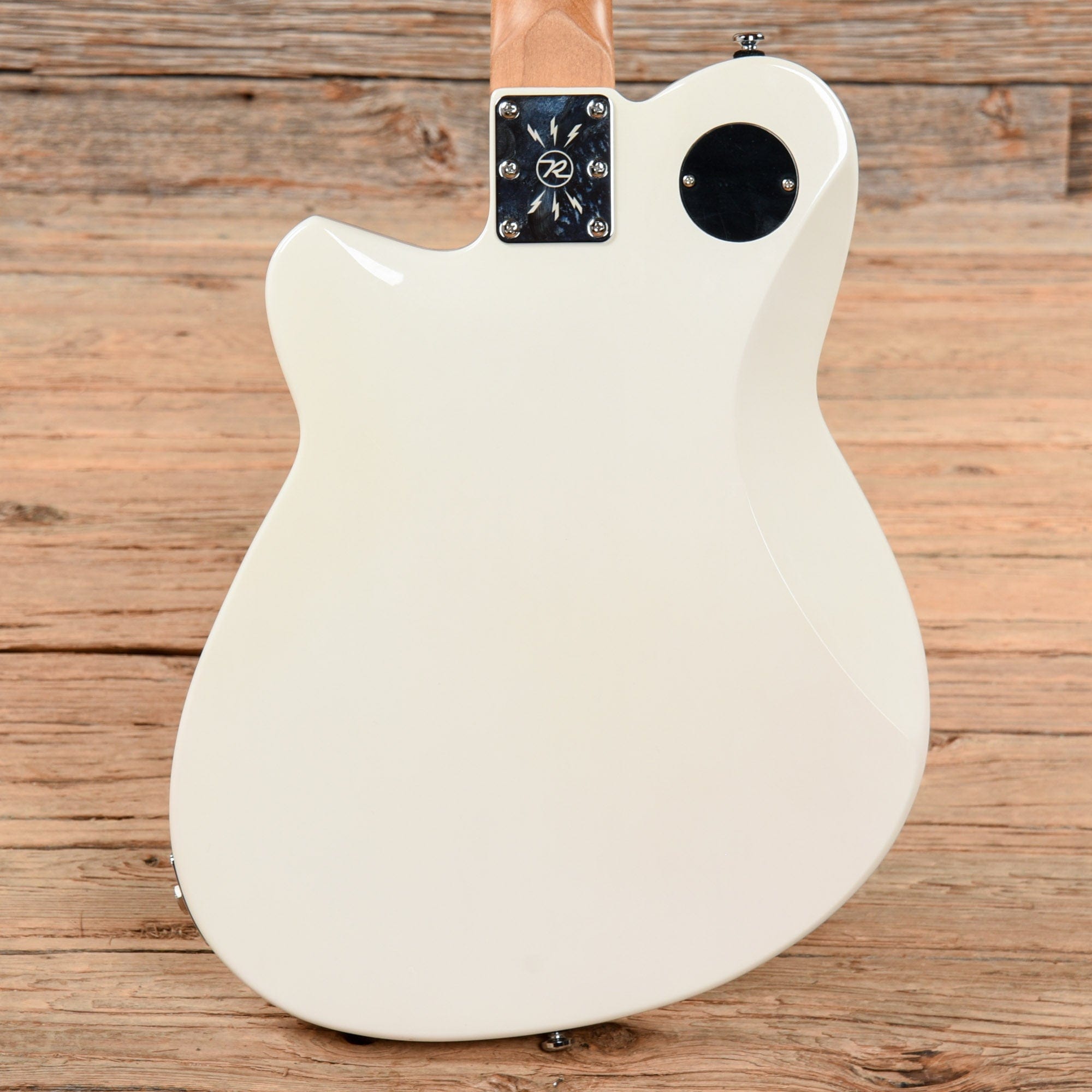 Reverend Flatroc Trans White Electric Guitars / Solid Body
