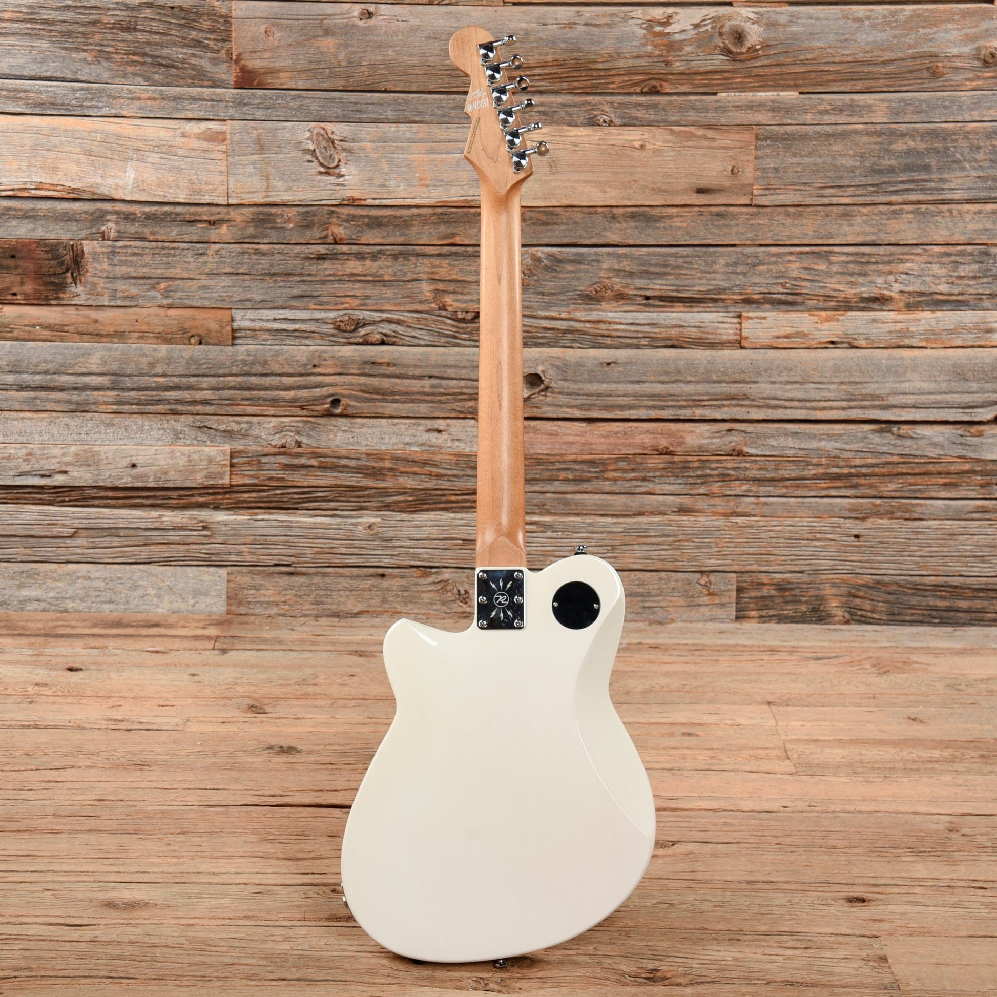 Reverend Flatroc Trans White Electric Guitars / Solid Body