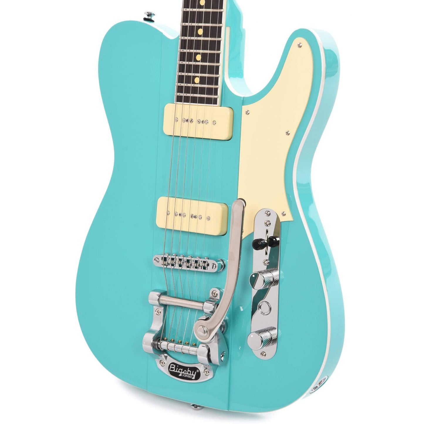 Reverend Greg Koch Signature Gristlemaster 90 Tosa Turquoise w/Bigsby Electric Guitars / Solid Body