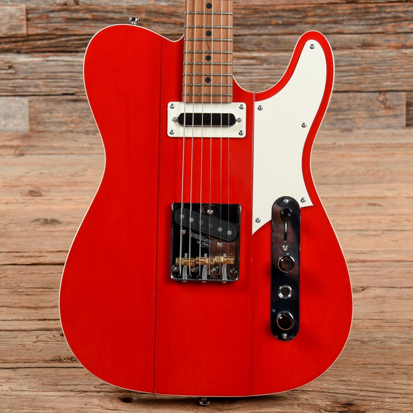 Reverend Greg Koch Signature Gristlemaster with Maple Fretboard Wow Red Electric Guitars / Solid Body