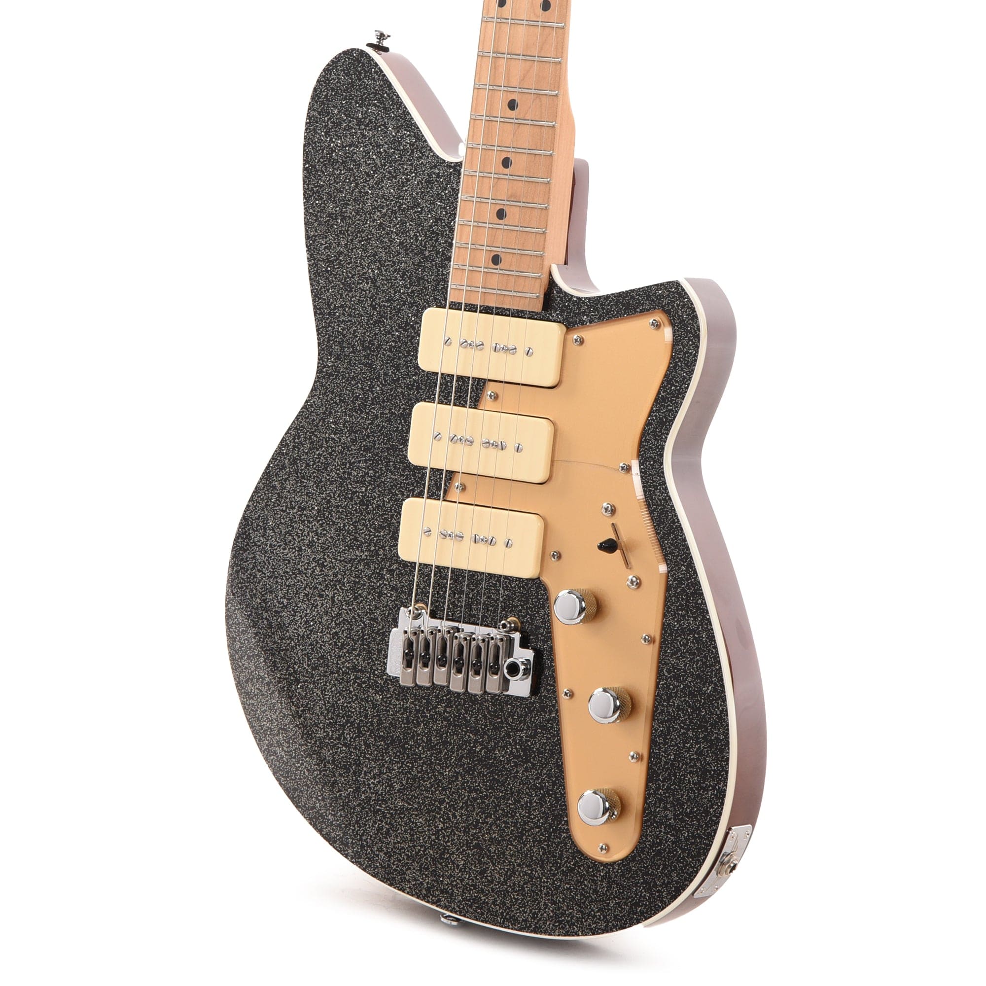 Reverend Jetstream 390 Black Sparkle Electric Guitars / Solid Body