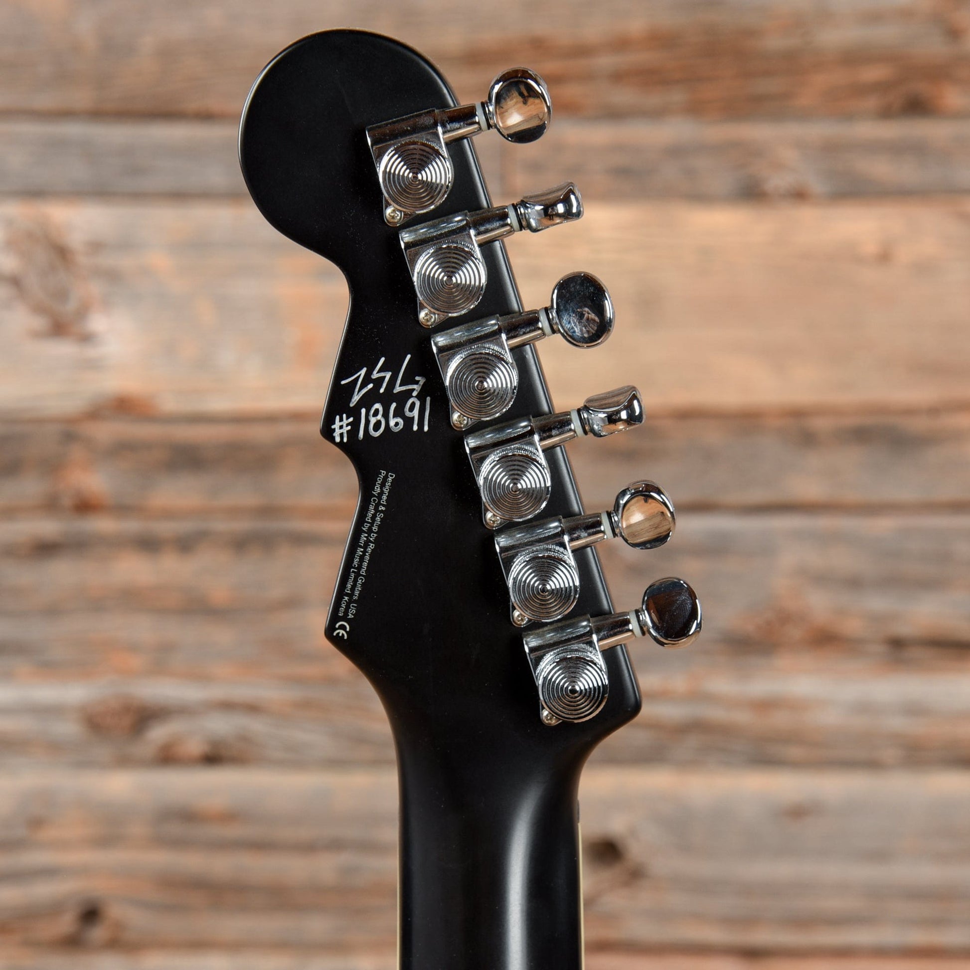 Reverend Kingbolt RA FM Trans Black Electric Guitars / Solid Body