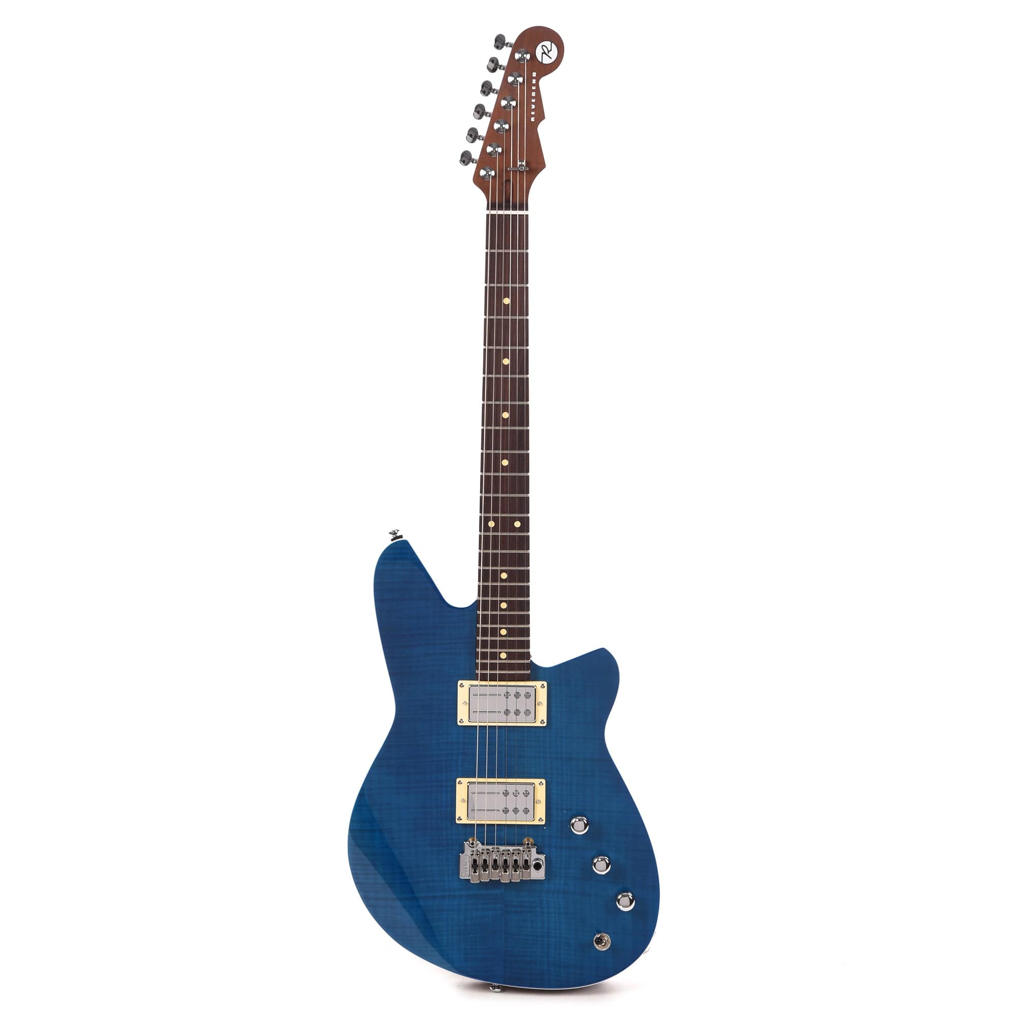 Reverend Kingbolt RA FM Trans Blue Electric Guitars / Solid Body