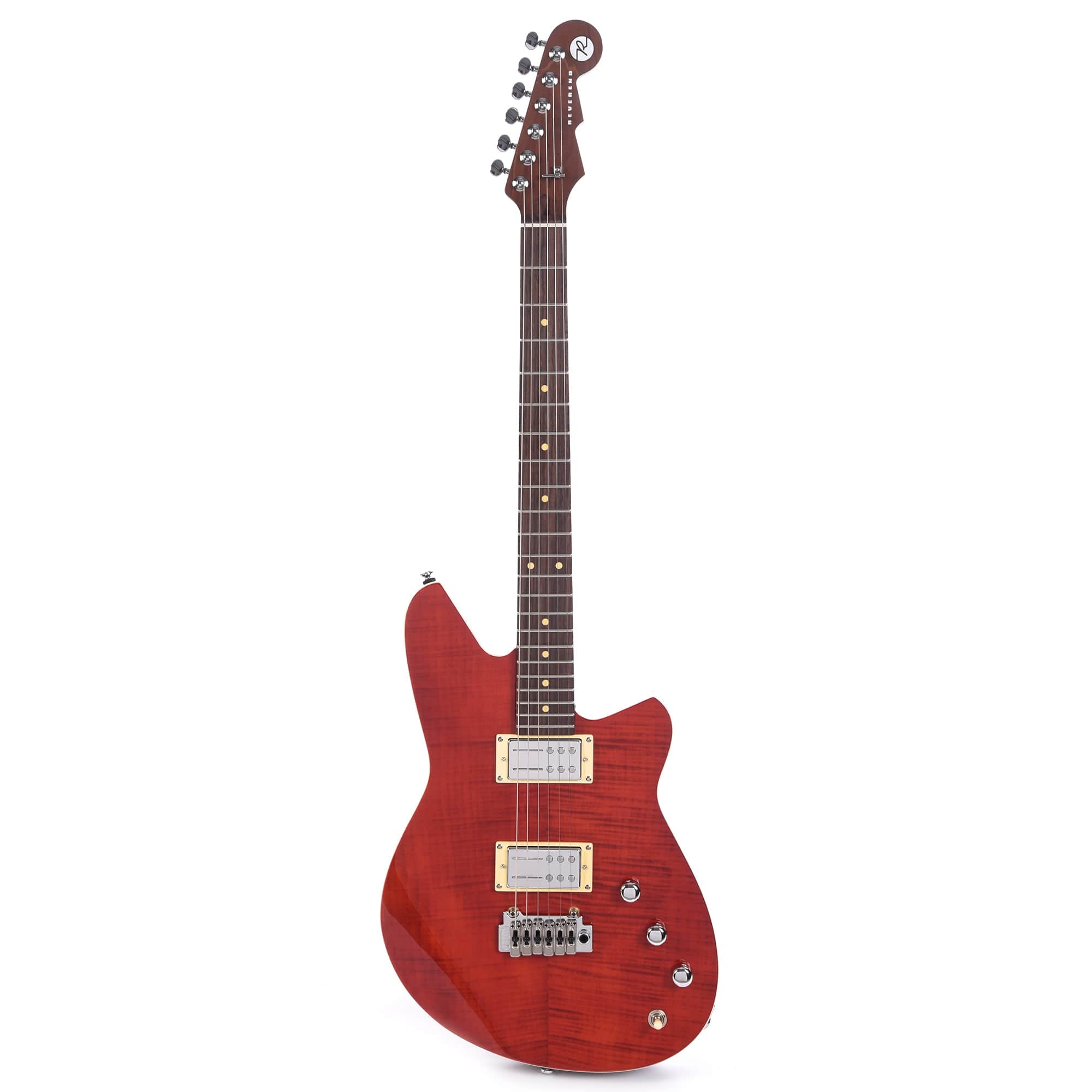 Reverend Kingbolt RA FM Trans Wine Red Electric Guitars / Solid Body