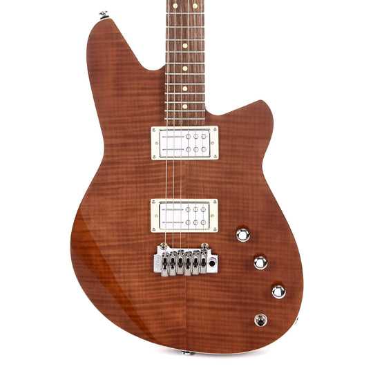 Reverend Kingbolt RA FM Violin Brown Flame Maple Electric Guitars / Solid Body