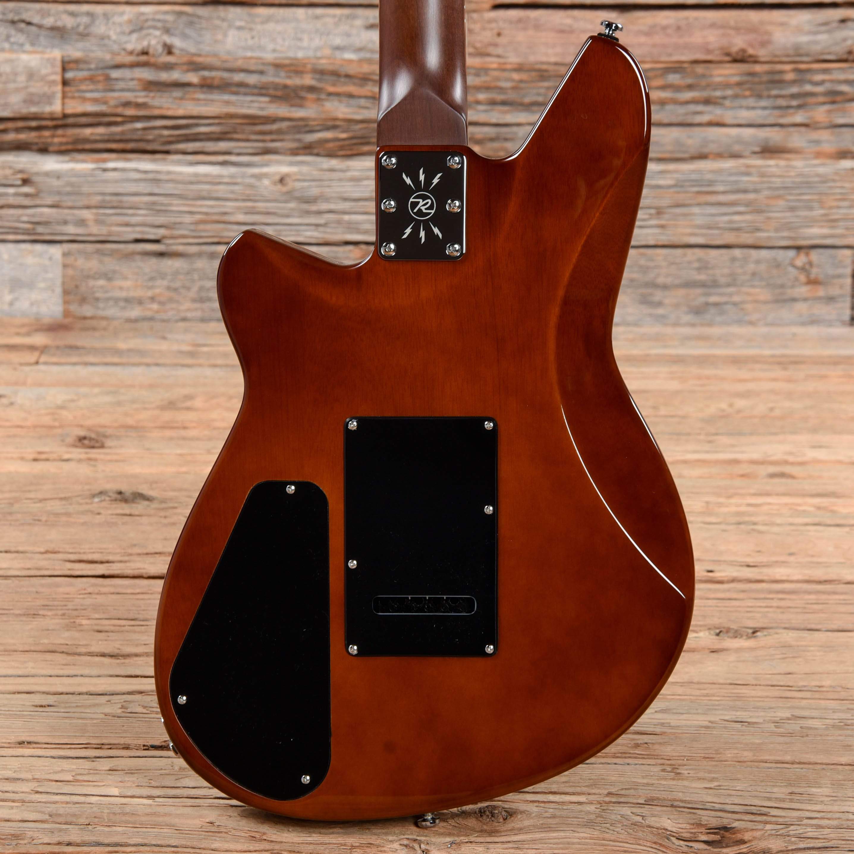 Reverend Kingbolt RA FM with Roasted Maple Neck Transparent Violin Brown 2019 Electric Guitars / Solid Body