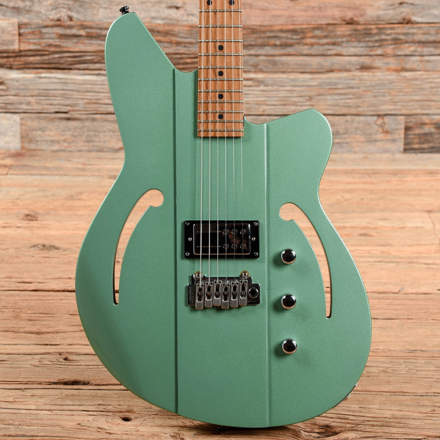 Reverend Limited Edition Airsonic Junior Metallic Alpine Electric Guitars / Solid Body