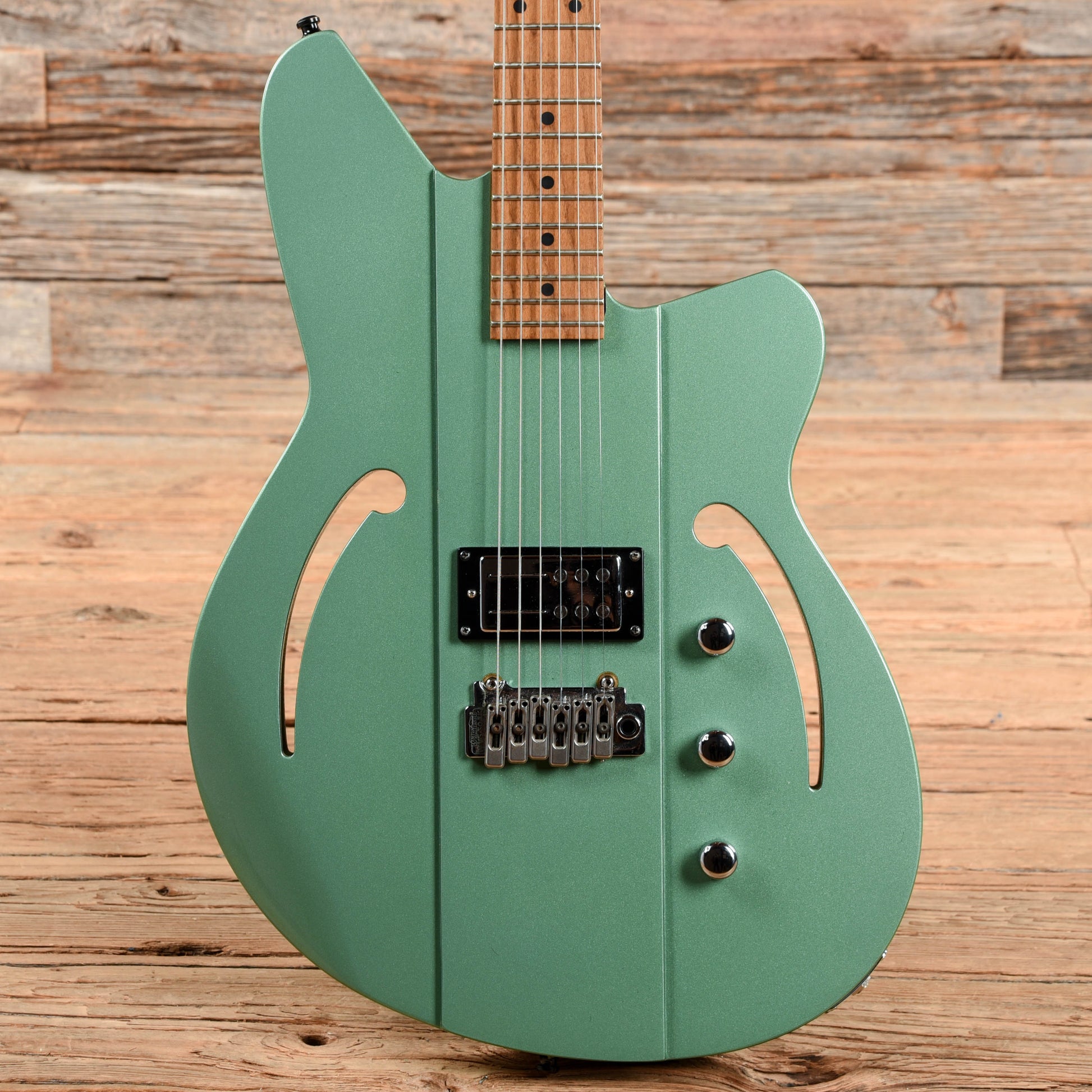 Reverend Limited Edition Airsonic Junior Metallic Alpine Electric Guitars / Solid Body