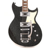 Reverend Limited Edition Sensei RT Bigsby Black Super Sparkle Electric Guitars / Solid Body