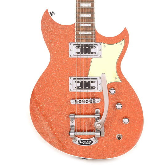 Reverend Limited Edition Sensei RT Bigsby Orange Super Sparkle Electric Guitars / Solid Body