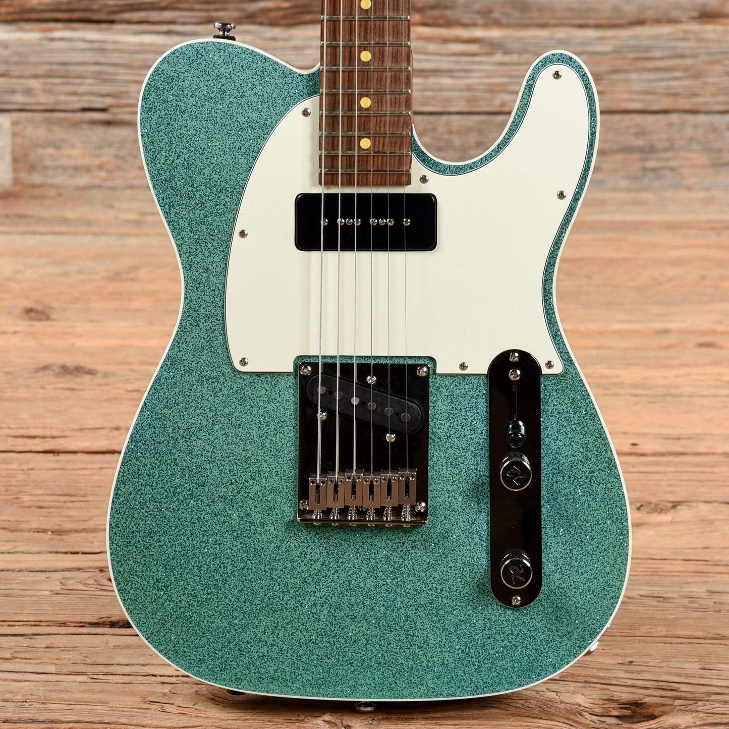 Reverend Pete Anderson Eastsider T P90 Aqua Sparkle Electric Guitars / Solid Body