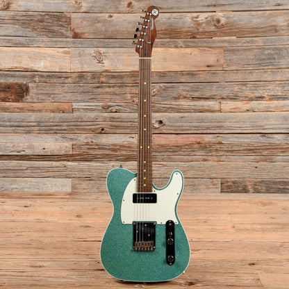 Reverend Pete Anderson Eastsider T P90 Aqua Sparkle Electric Guitars / Solid Body