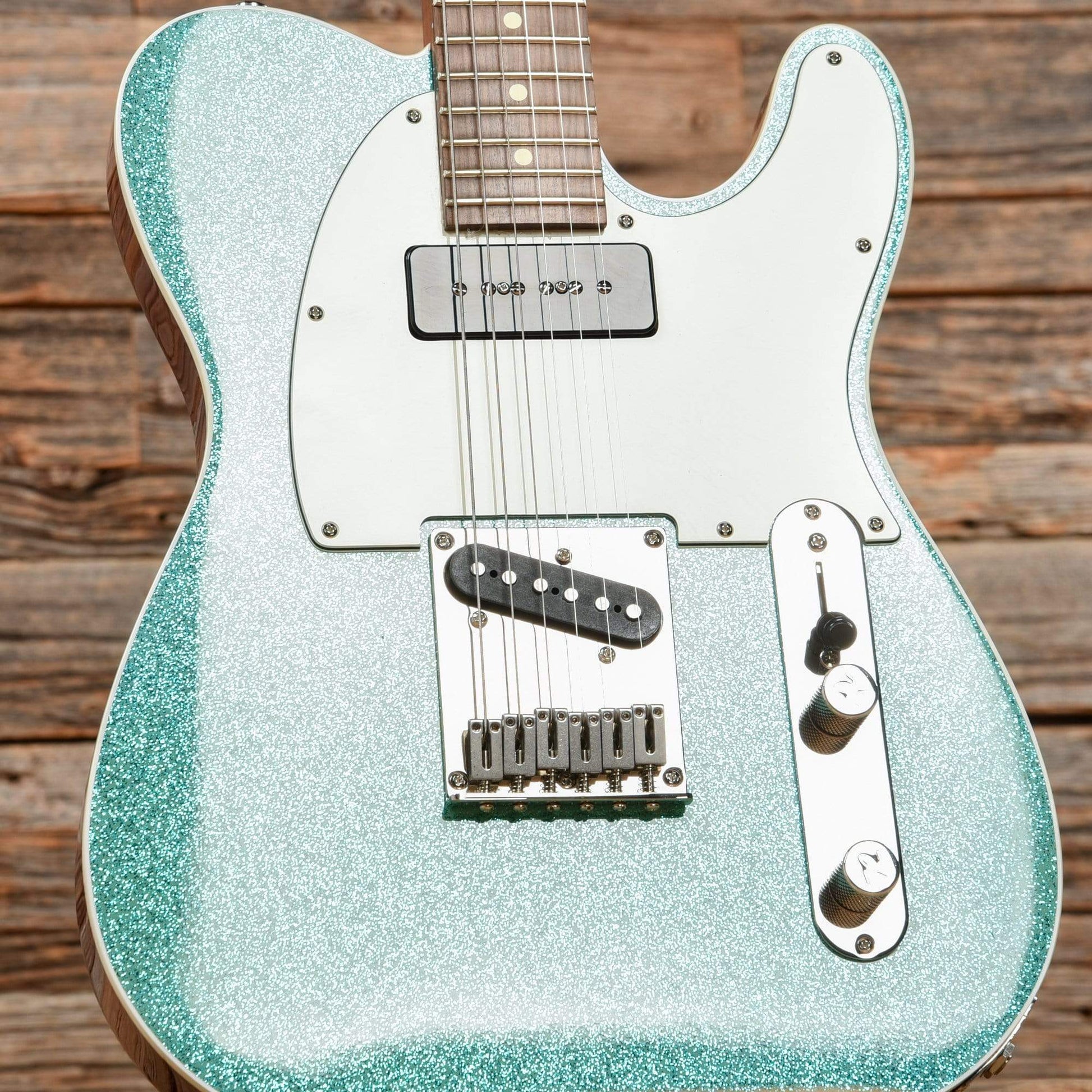 Reverend Pete Anderson Eastsider T P90 Aqua Sparkle Electric Guitars / Solid Body
