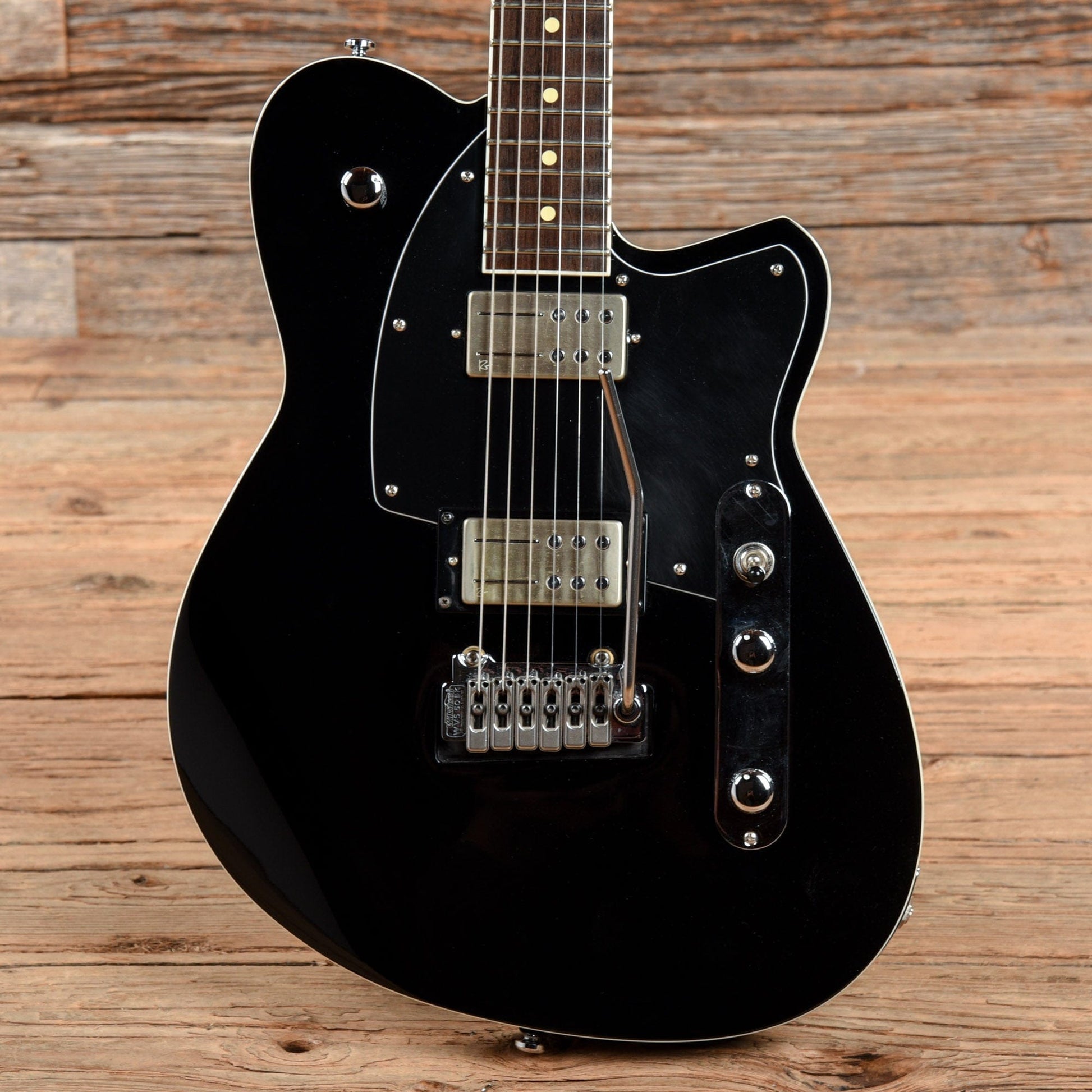 Reverend Reeves Gabrels Signature Black Electric Guitars / Solid Body