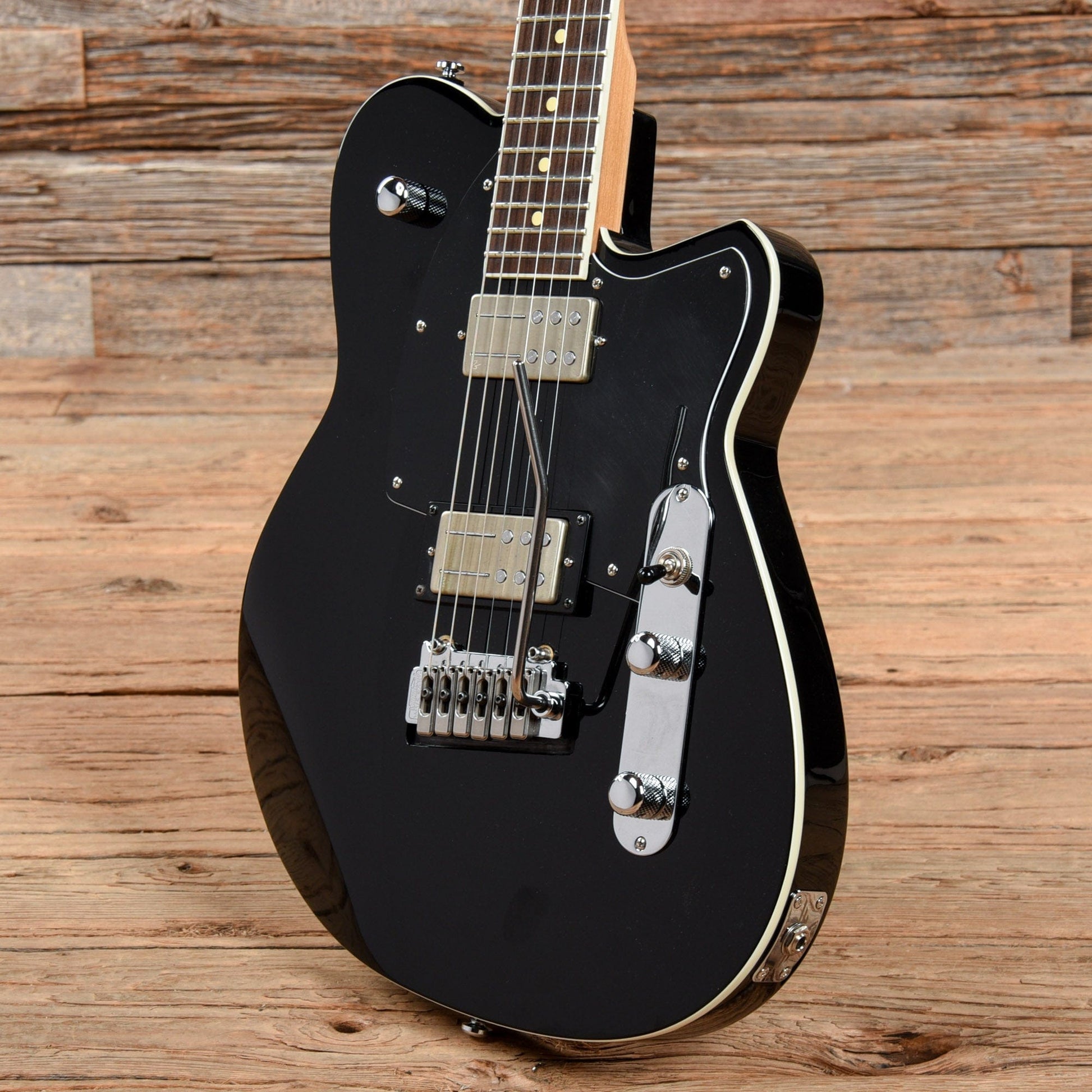 Reverend Reeves Gabrels Signature Black Electric Guitars / Solid Body