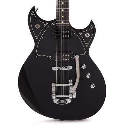 Reverend Reeves Gabrels Spacehawk Metallic Black Electric Guitars / Solid Body