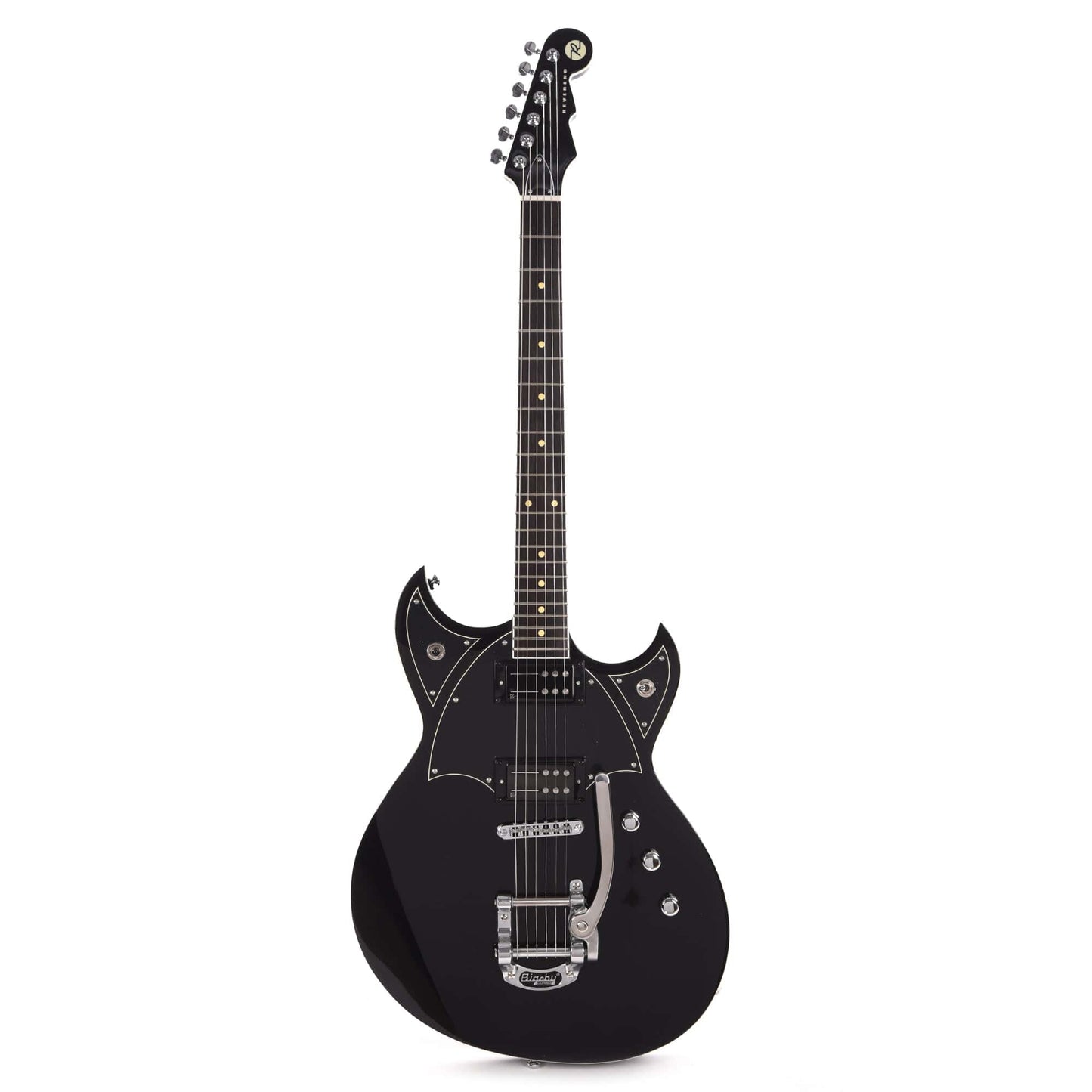 Reverend Reeves Gabrels Spacehawk Metallic Black Electric Guitars / Solid Body