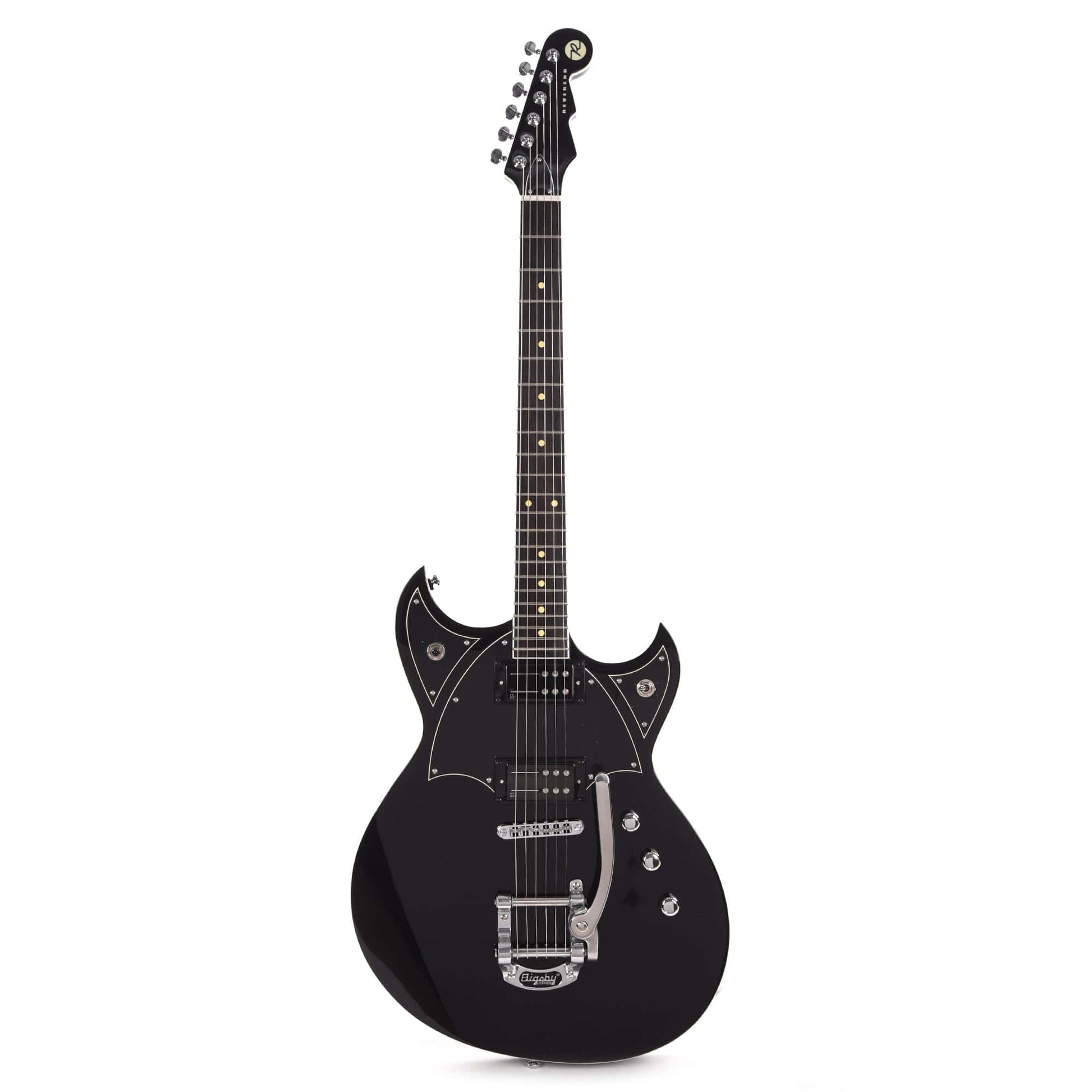 Reverend Reeves Gabrels Spacehawk Metallic Black Electric Guitars / Solid Body
