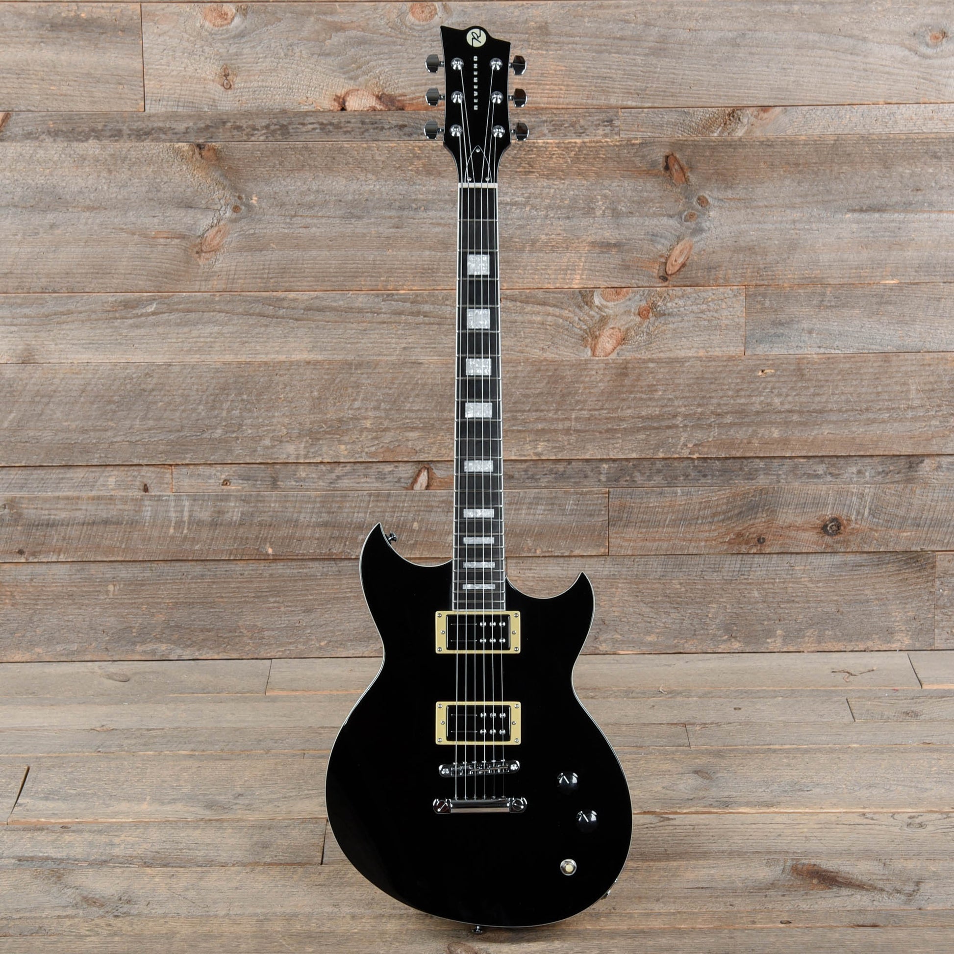 Reverend Robin Finck Signature Midnight Black Electric Guitars / Solid Body