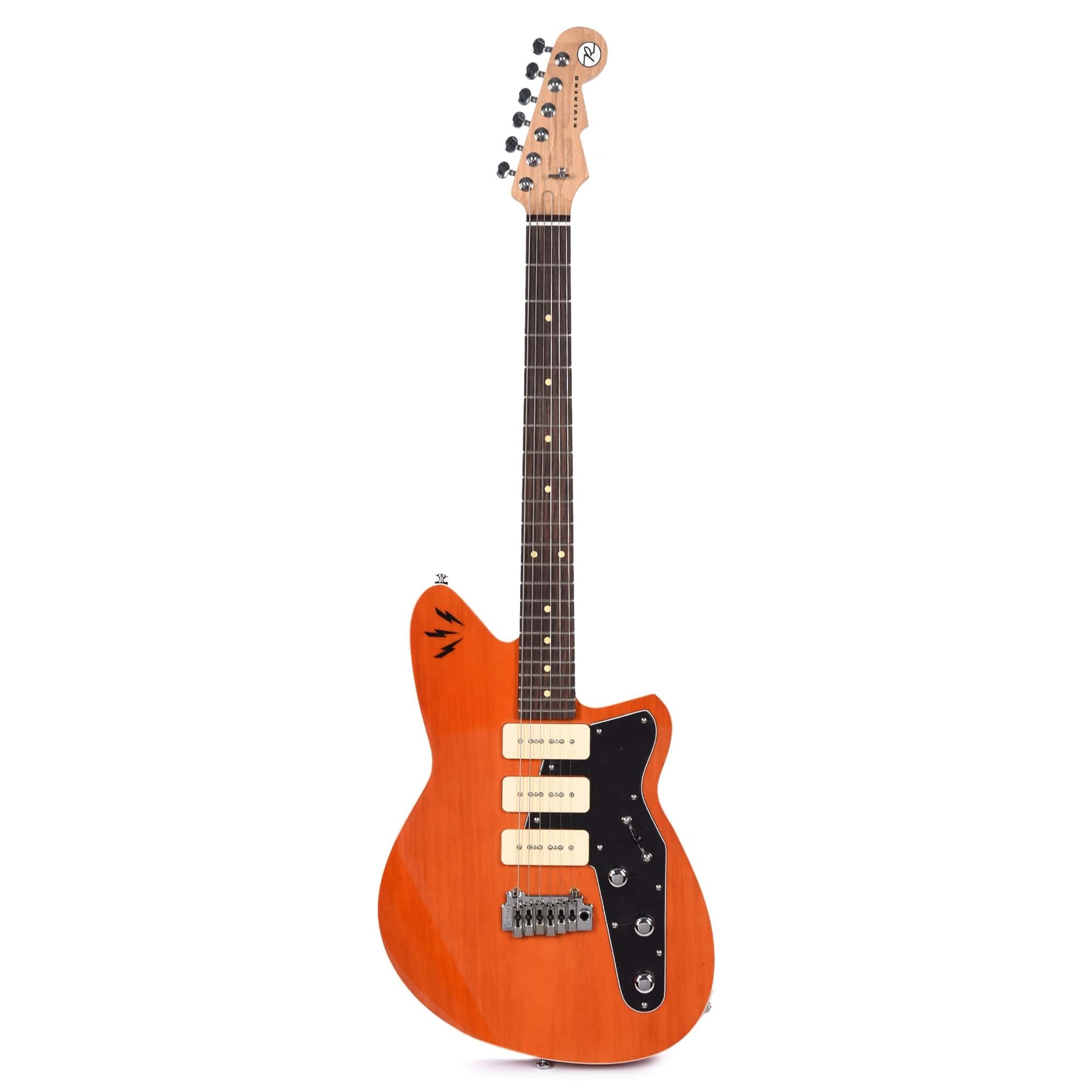 Reverend Ron Asheton Jetsteam 390 Rock Orange Electric Guitars / Solid Body